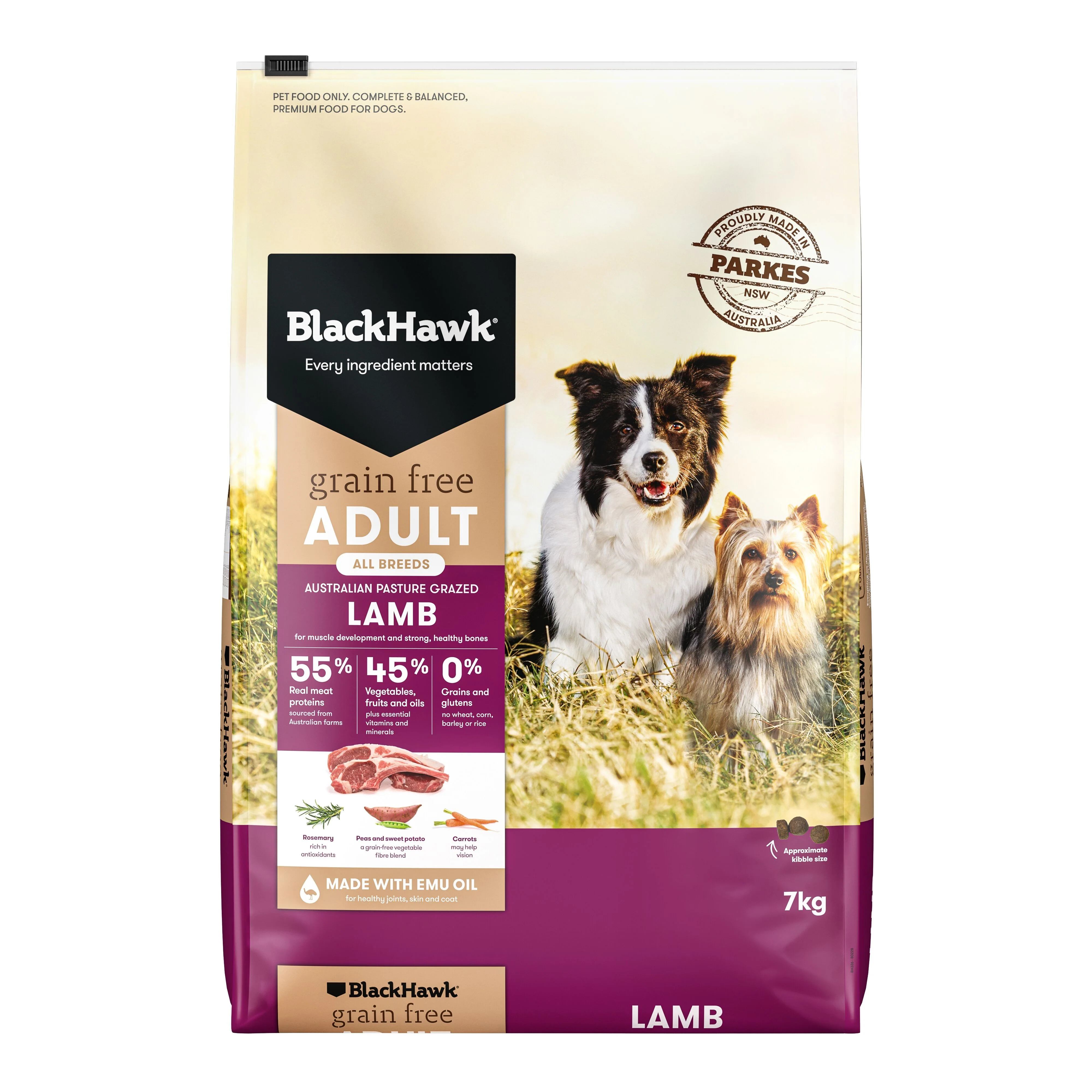 Black Hawk Grain Free Adult Lamb Dry Dog Food - Image 2