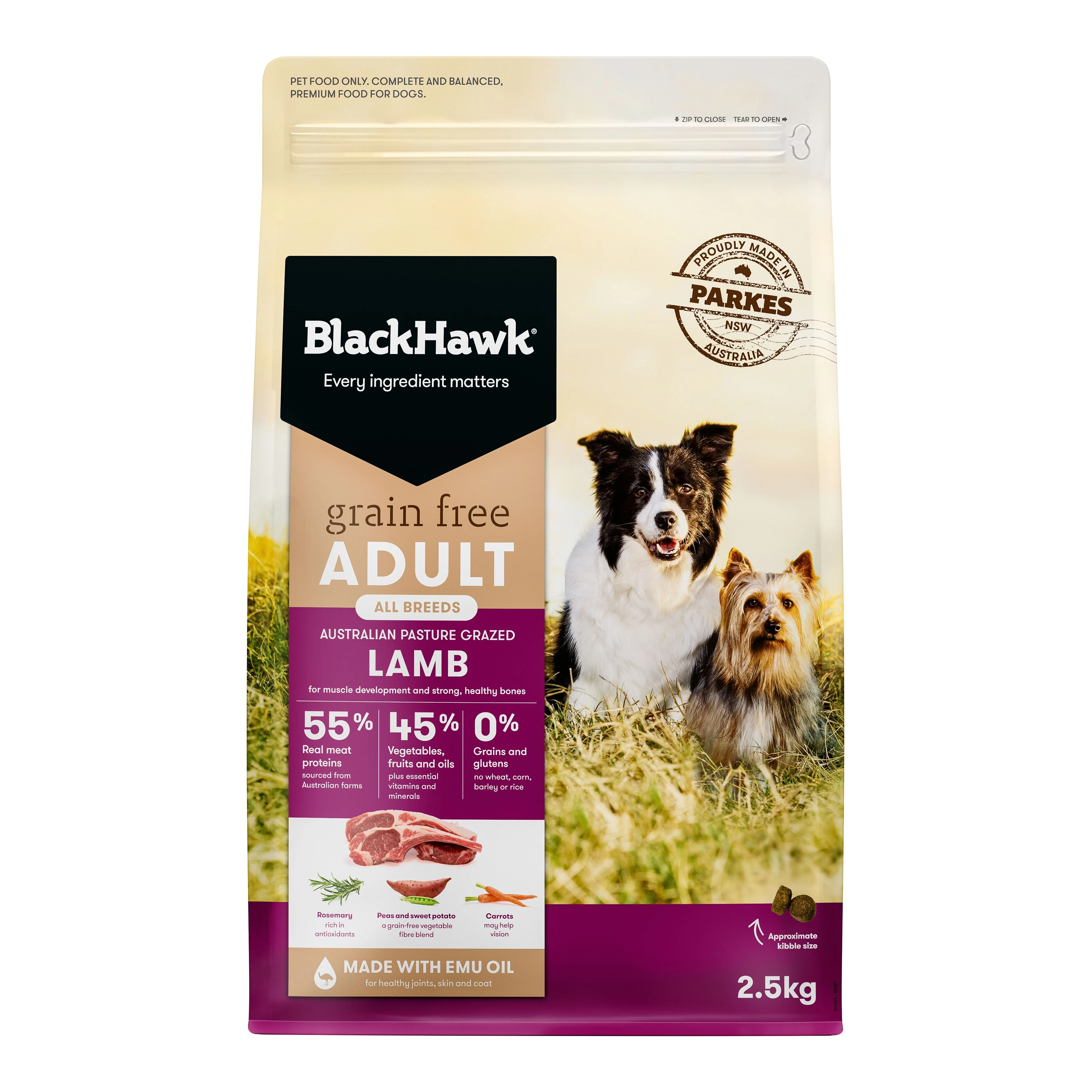 Black Hawk Grain Free Adult Lamb Dry Dog Food - Image 3