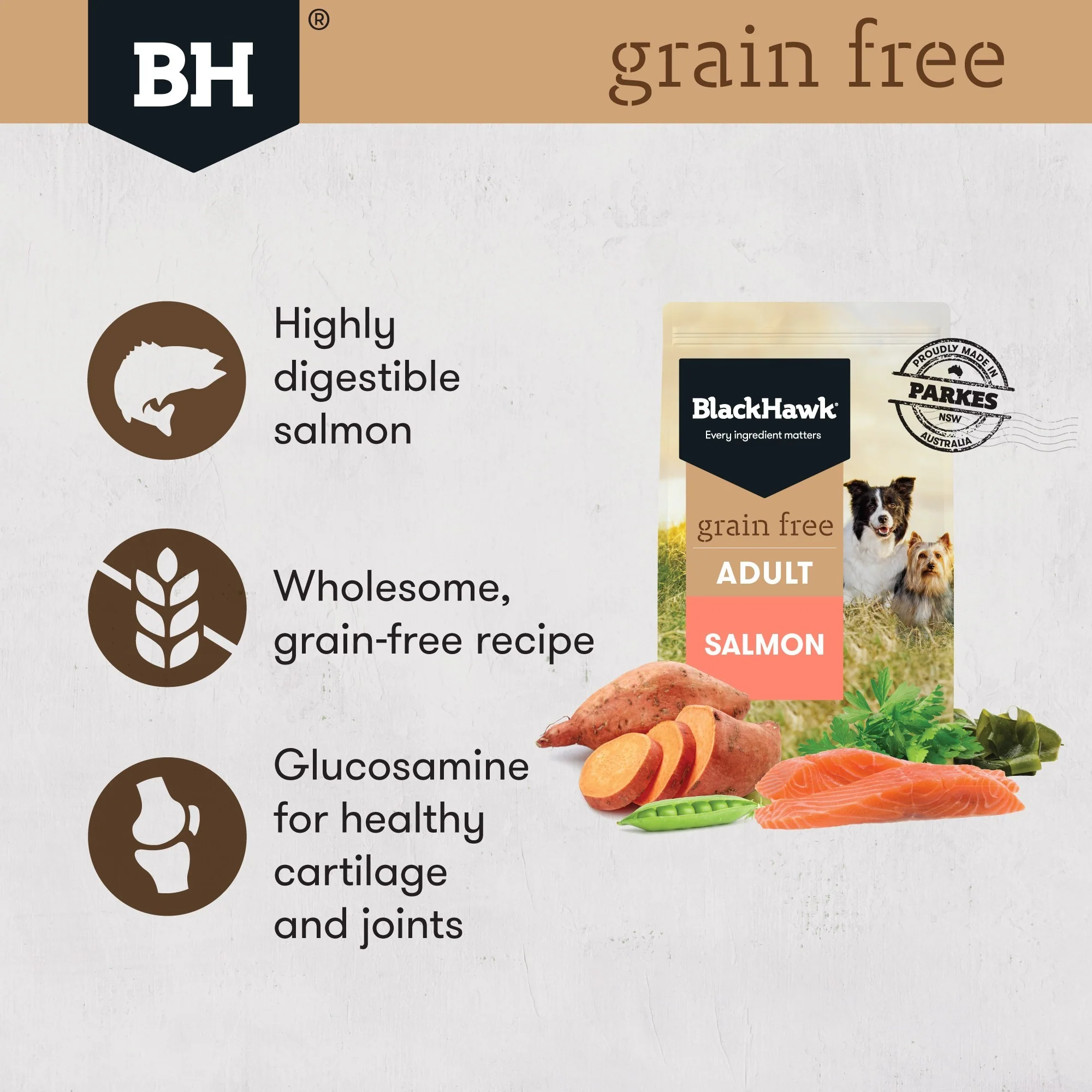 Black Hawk Grain Free Adult Salmon Dry Dog Food - Image 12