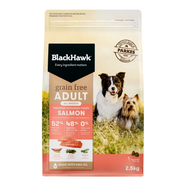 Black Hawk Grain Free Adult Salmon Dry Dog Food - Image 3