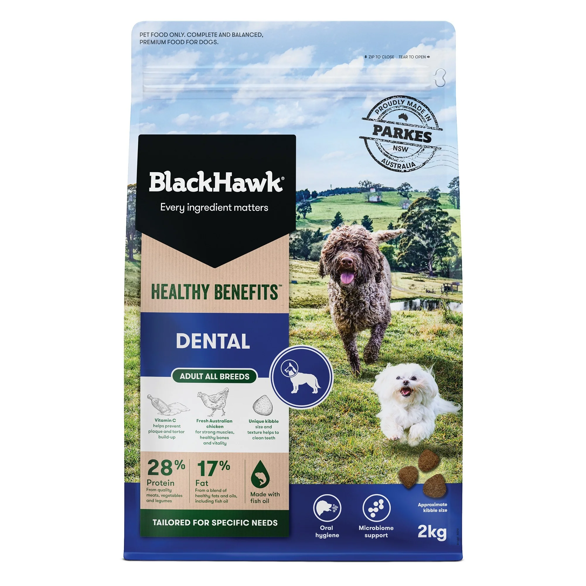 Black Hawk Healthy Benefits Dental Dry Dog Food - Image 2