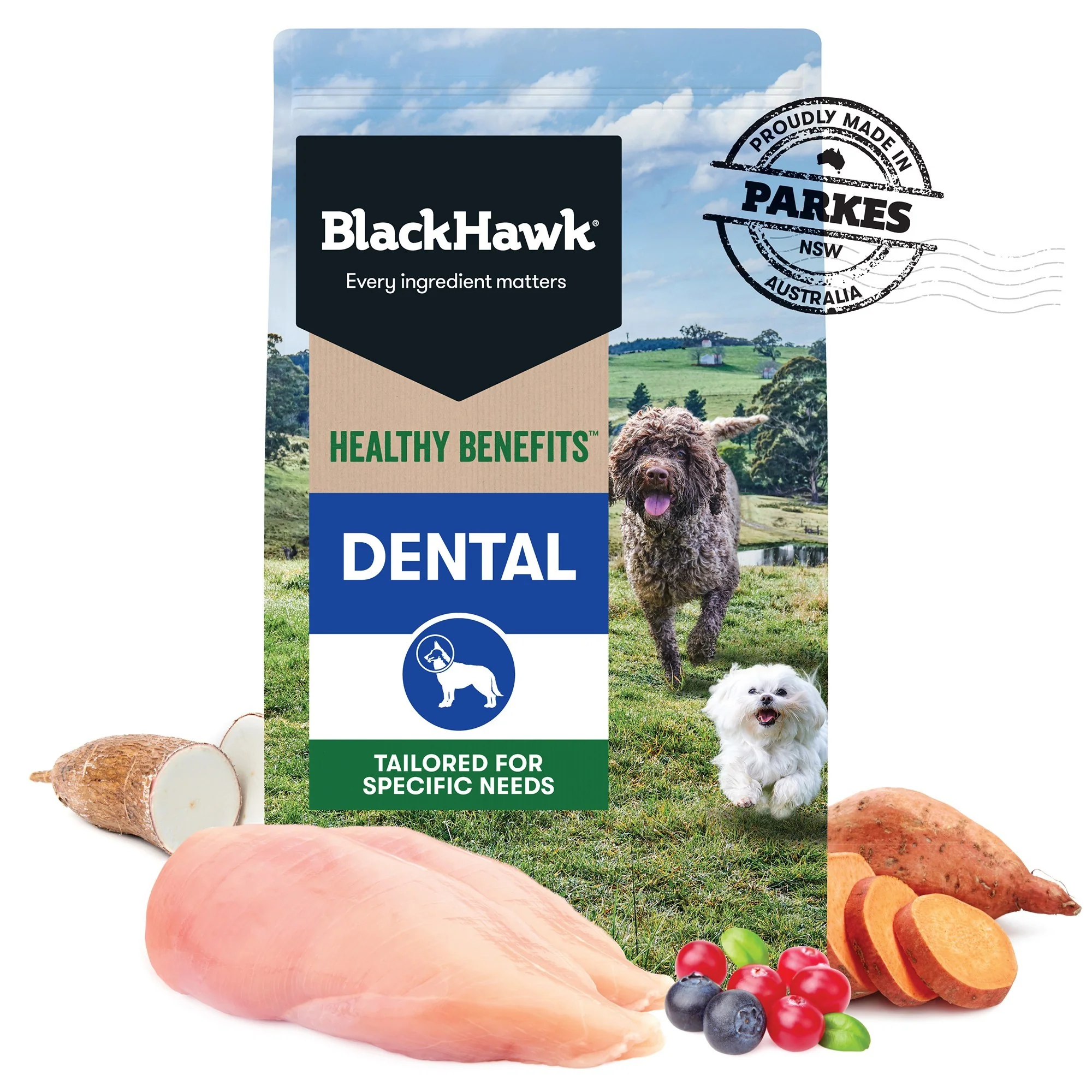 Black Hawk Healthy Benefits Dental Dry Dog Food - Image 4