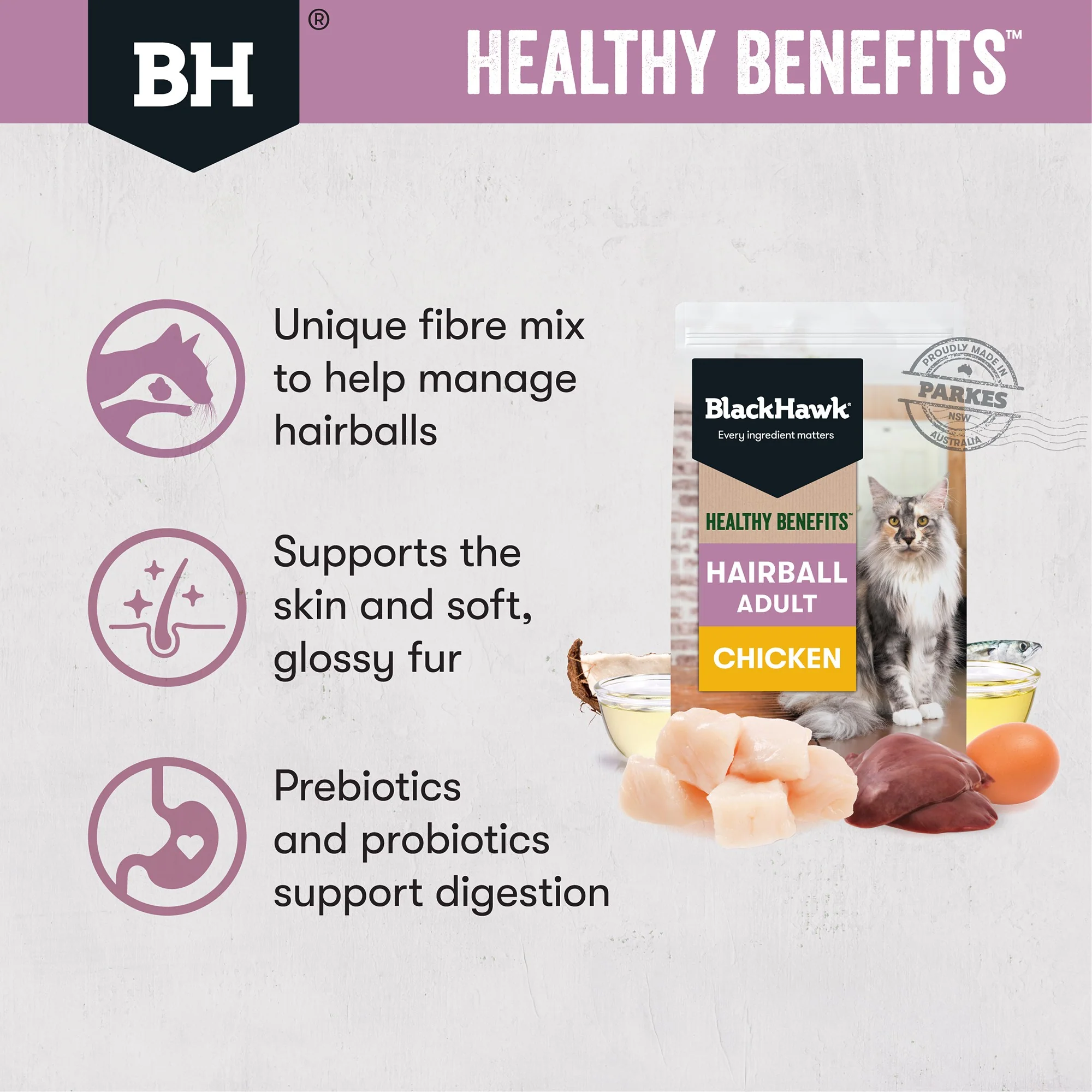 Black Hawk Healthy Benefits Hairball Chicken Dry Cat Food - Image 11