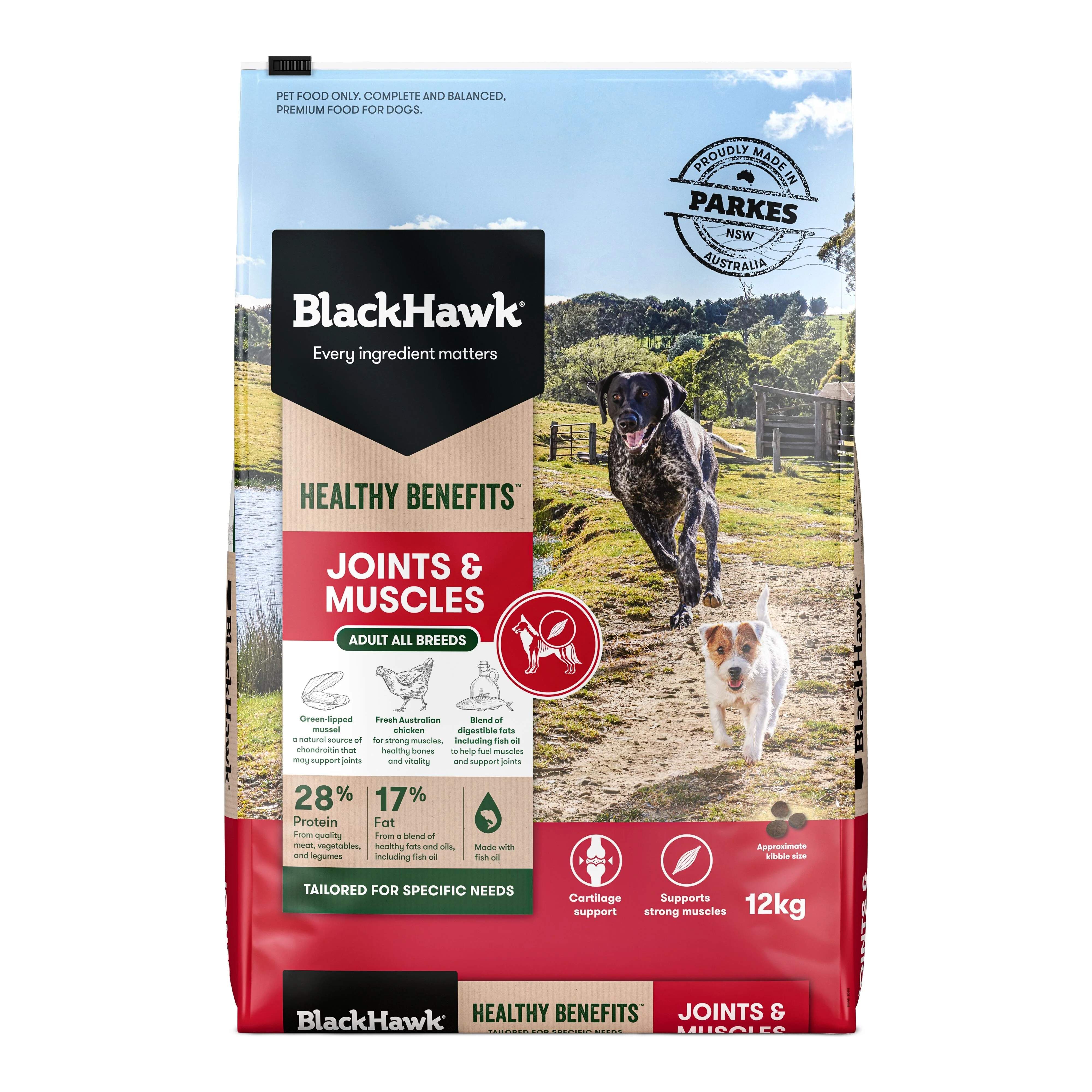 Black Hawk Healthy Benefits Joints Muscles Dry Dog Food - Image 2