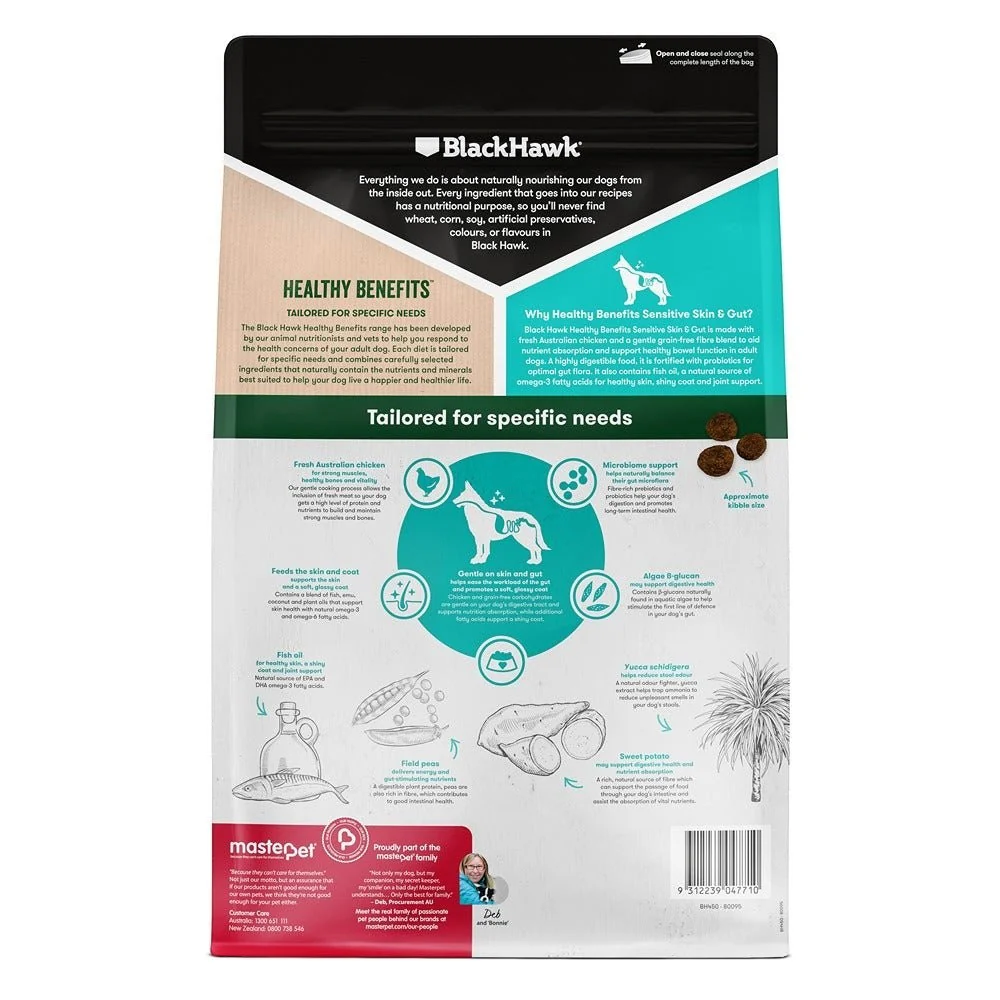 Black Hawk Healthy Benefits Sensitive Gut Dry Dog Food - Image 12