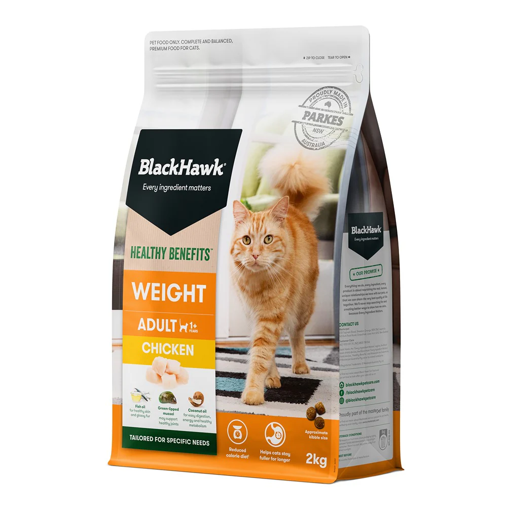 Black Hawk Healthy Benefits Weight Management Chicken Dry Cat Food - Image 3