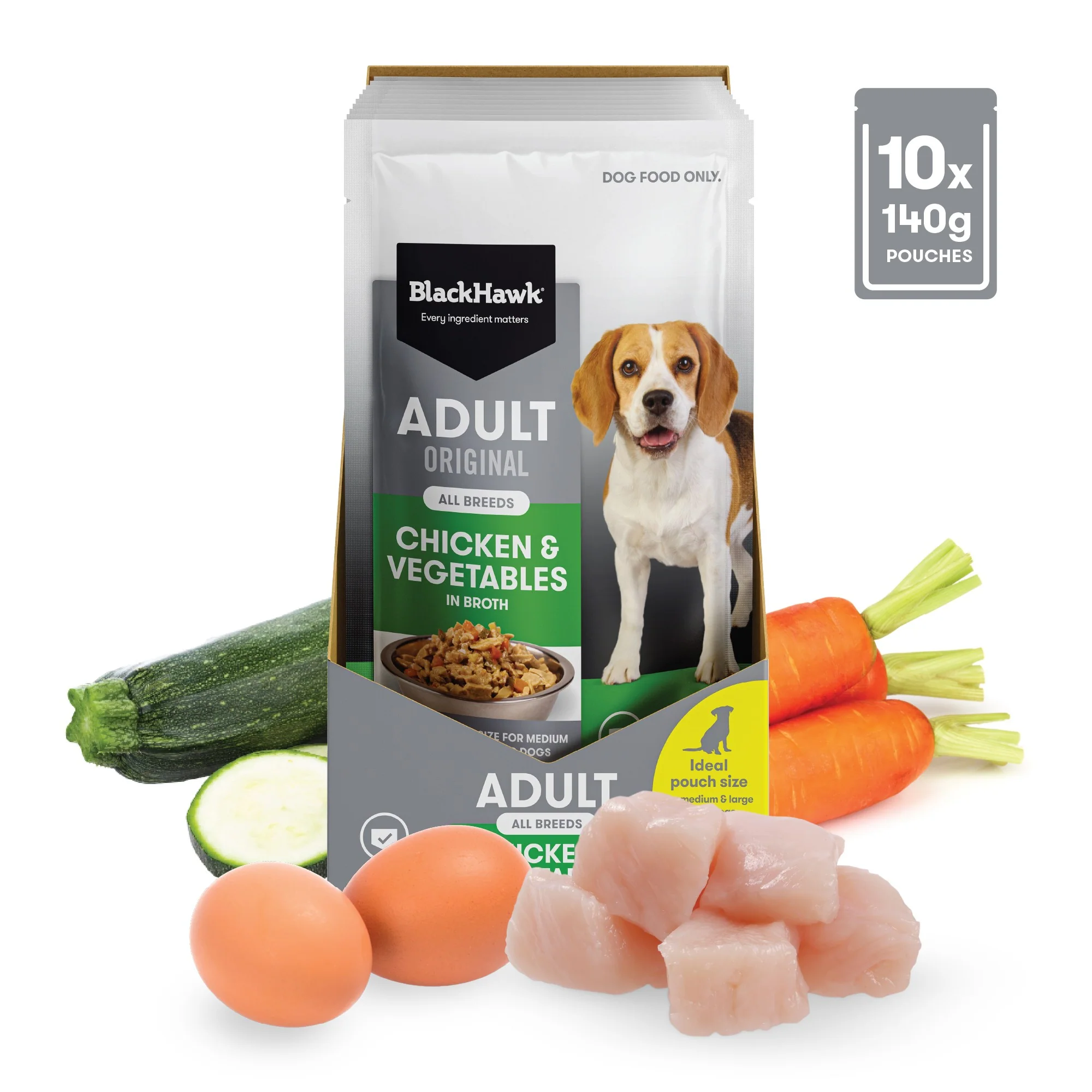 Black Hawk Medium to Large Breed Adult Chicken & Vegetables Wet Dog Food - Image 3