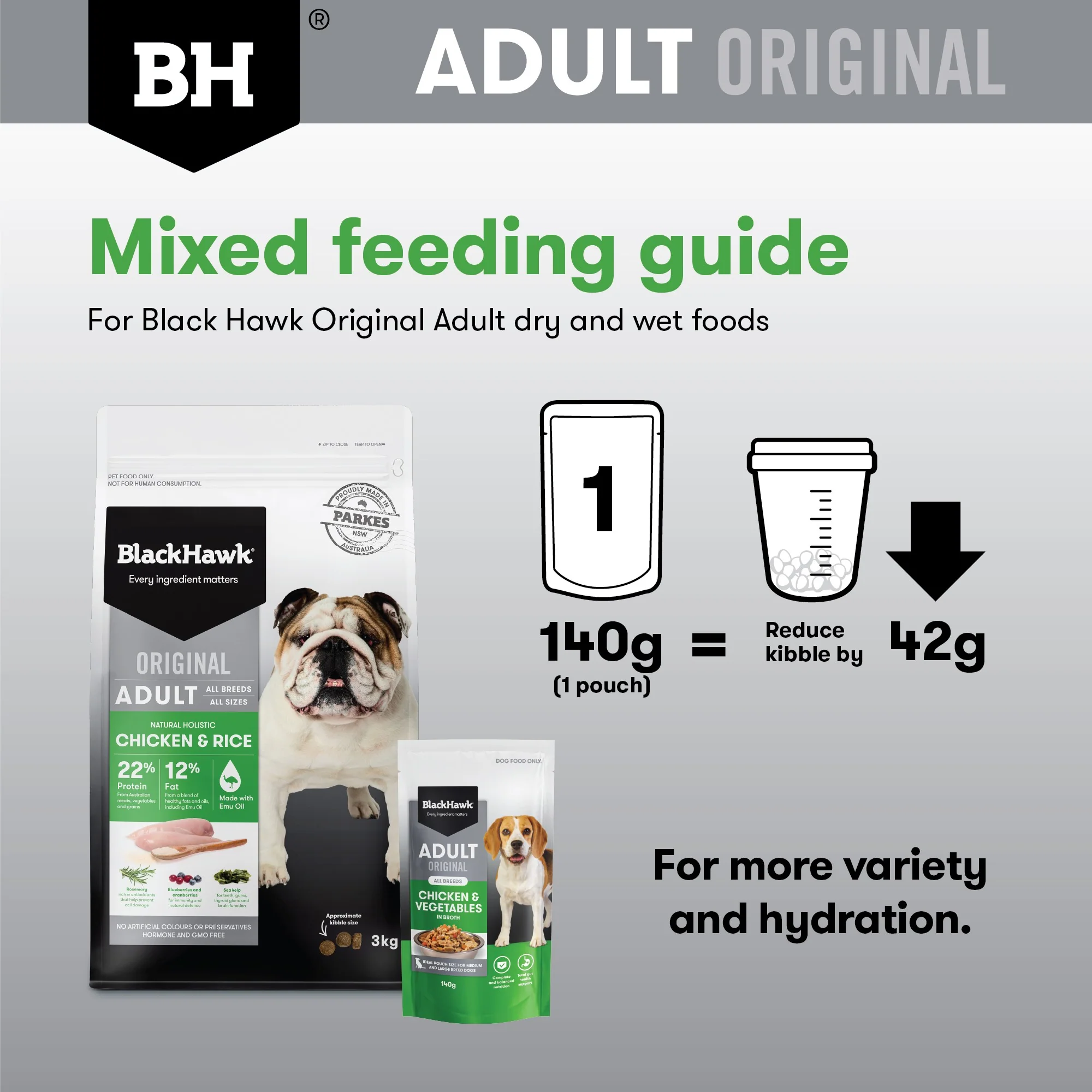 Black Hawk Medium to Large Breed Adult Chicken & Vegetables Wet Dog Food - Image 5