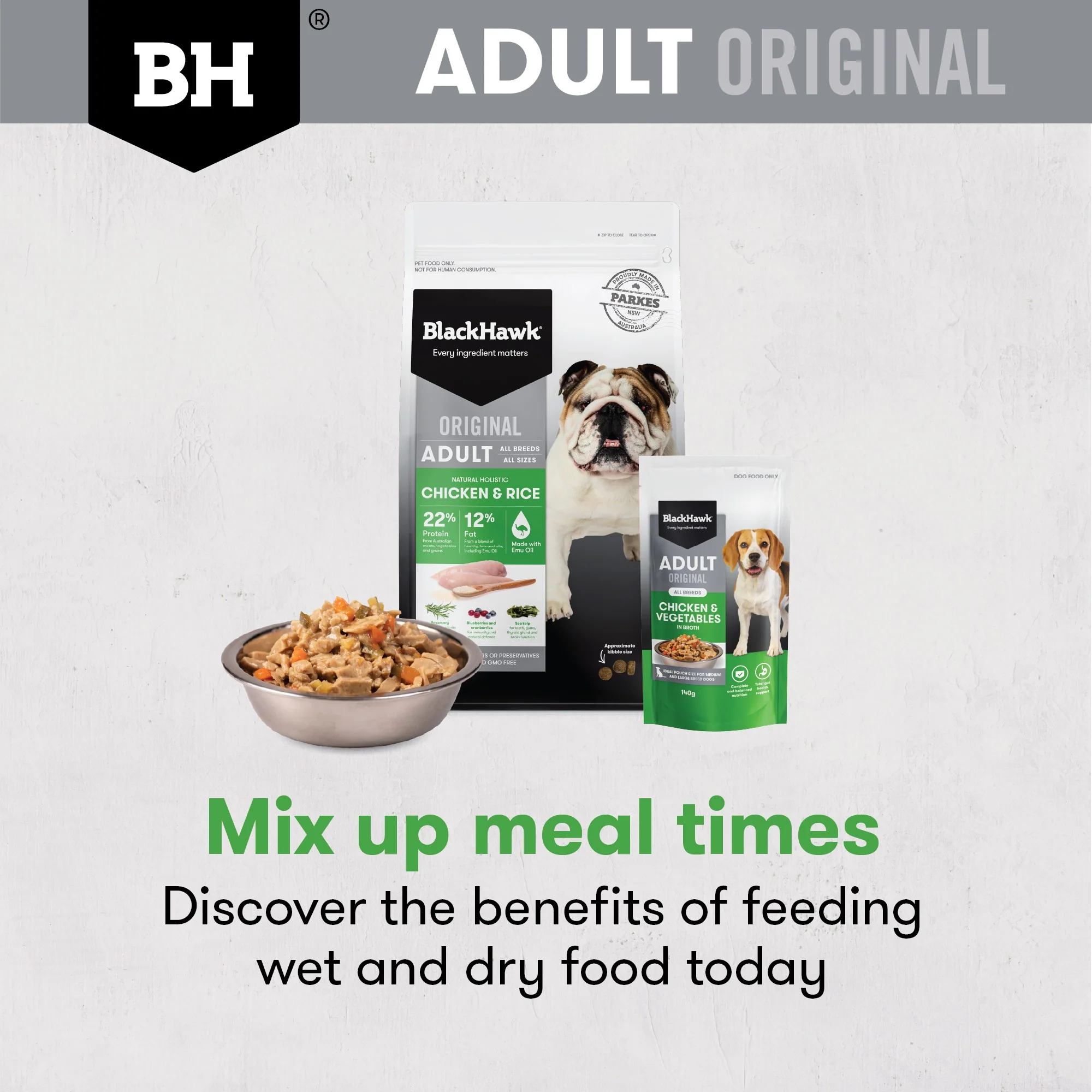 Black Hawk Medium to Large Breed Adult Chicken & Vegetables Wet Dog Food - Image 7