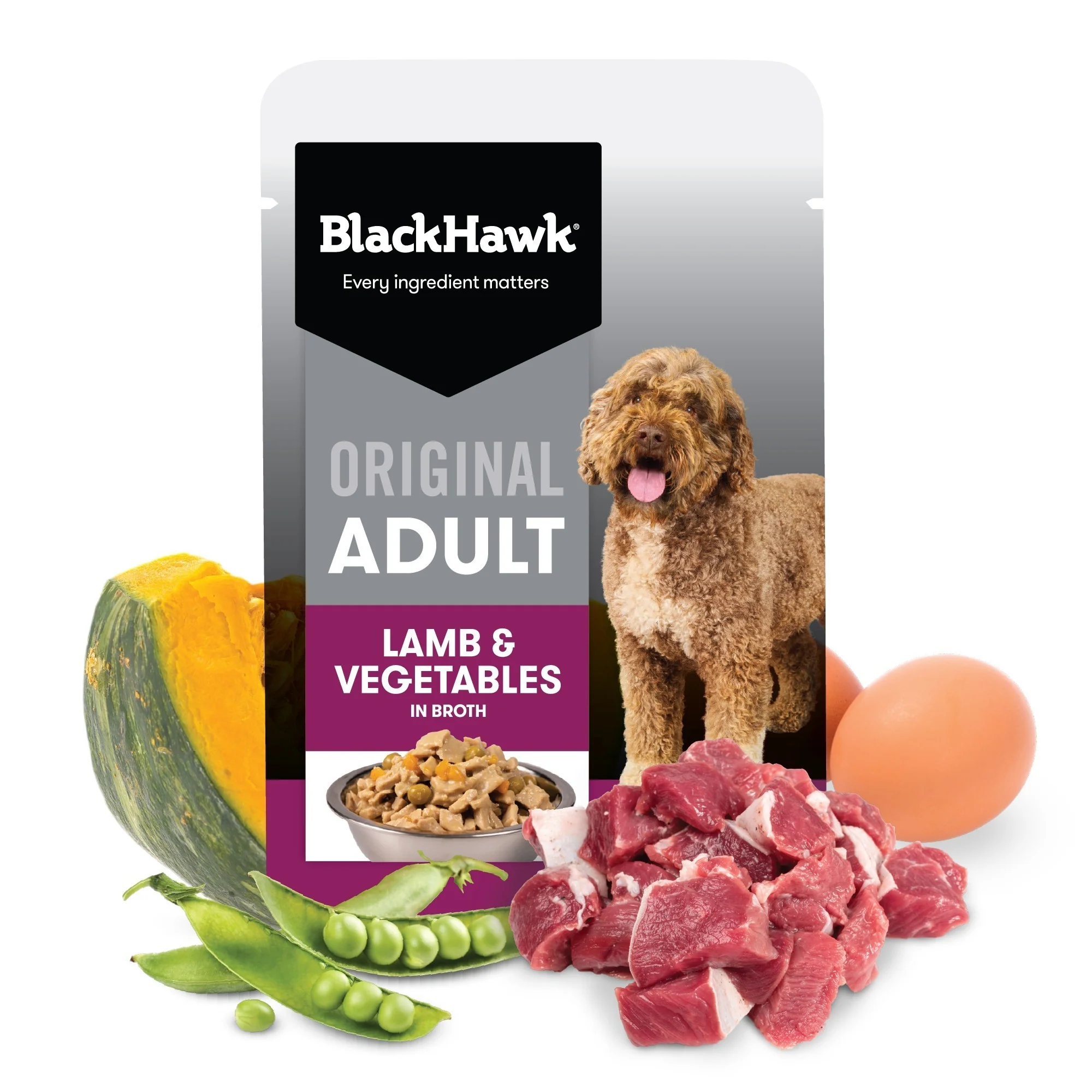 Black Hawk Medium to Large Breed Adult Lamb & Vegetables Wet Dog Food - Image 6
