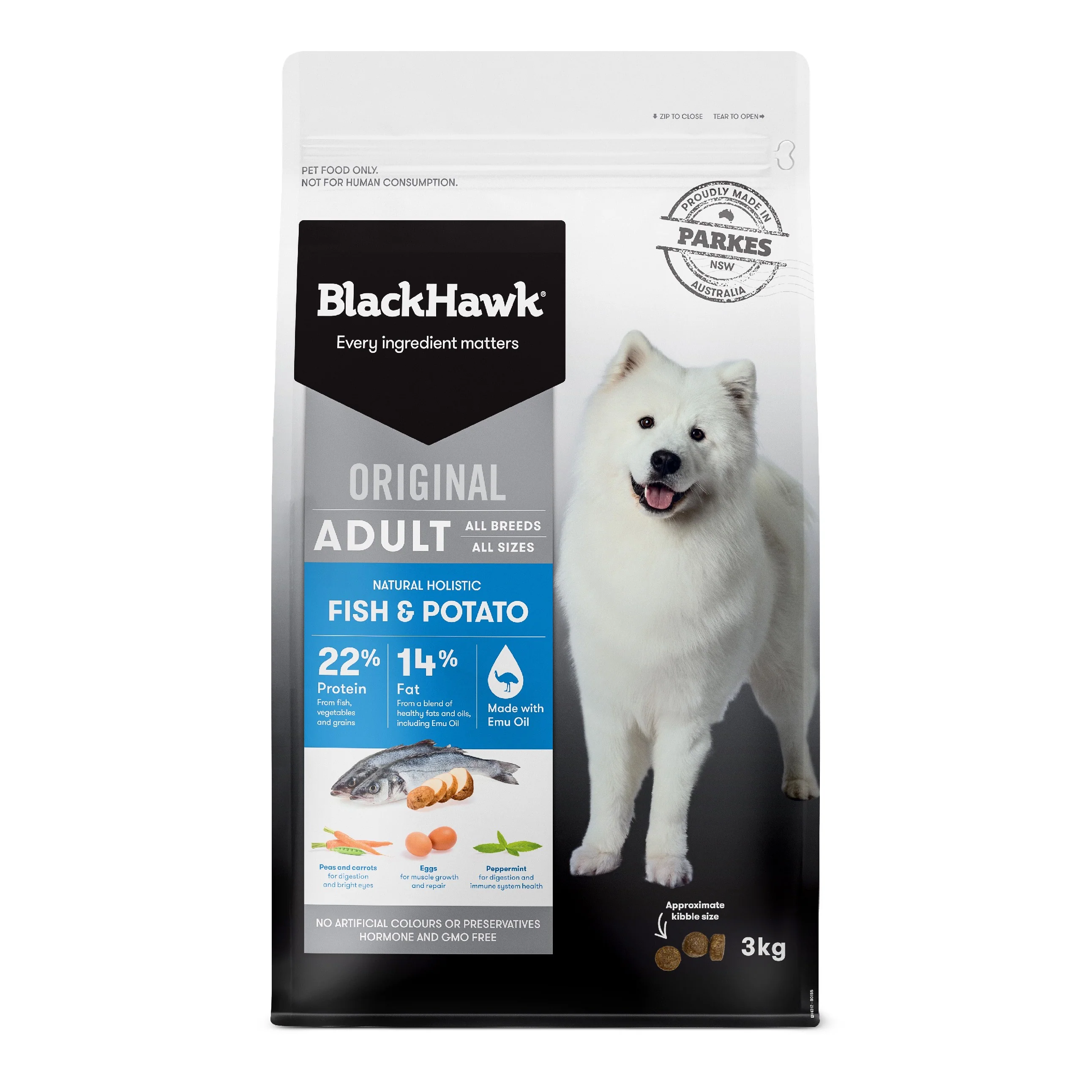 Black Hawk Original Fish & Potato Adult Dry Dog Food - Image 12