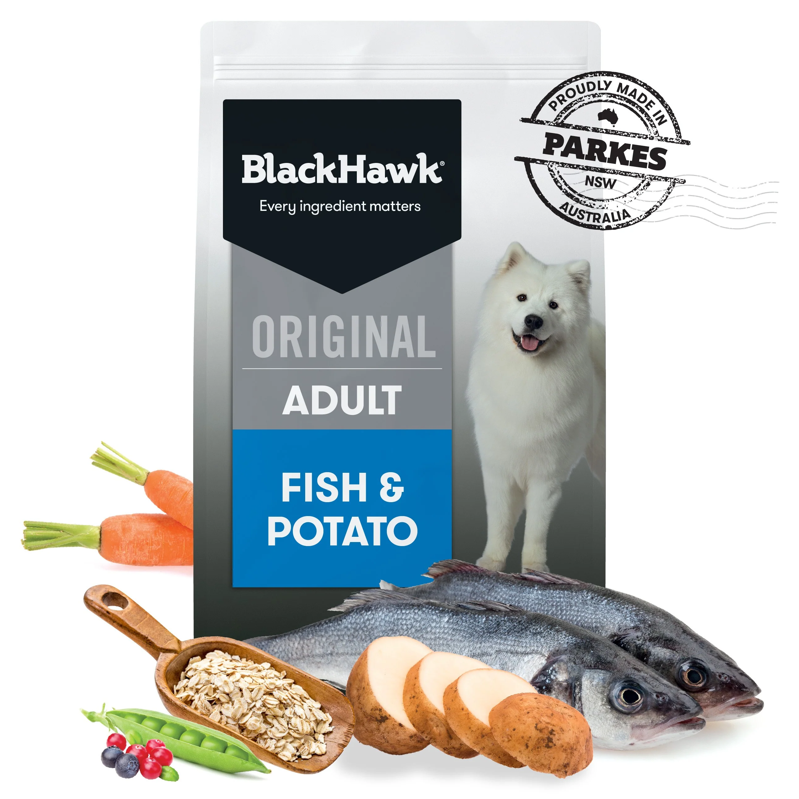Black Hawk Original Fish & Potato Adult Dry Dog Food - Image 14