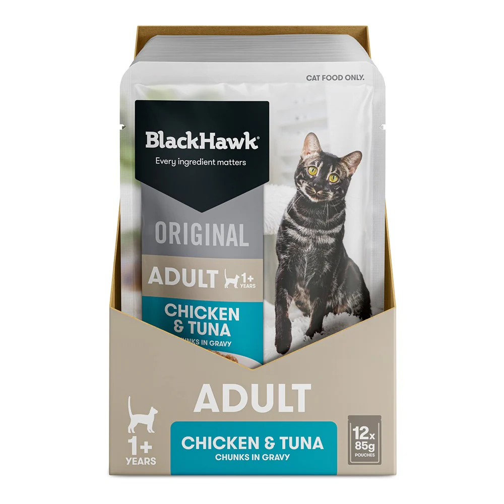 Black Hawk Original Chicken Tuna in Gravy Wet Cat Food - Image 5