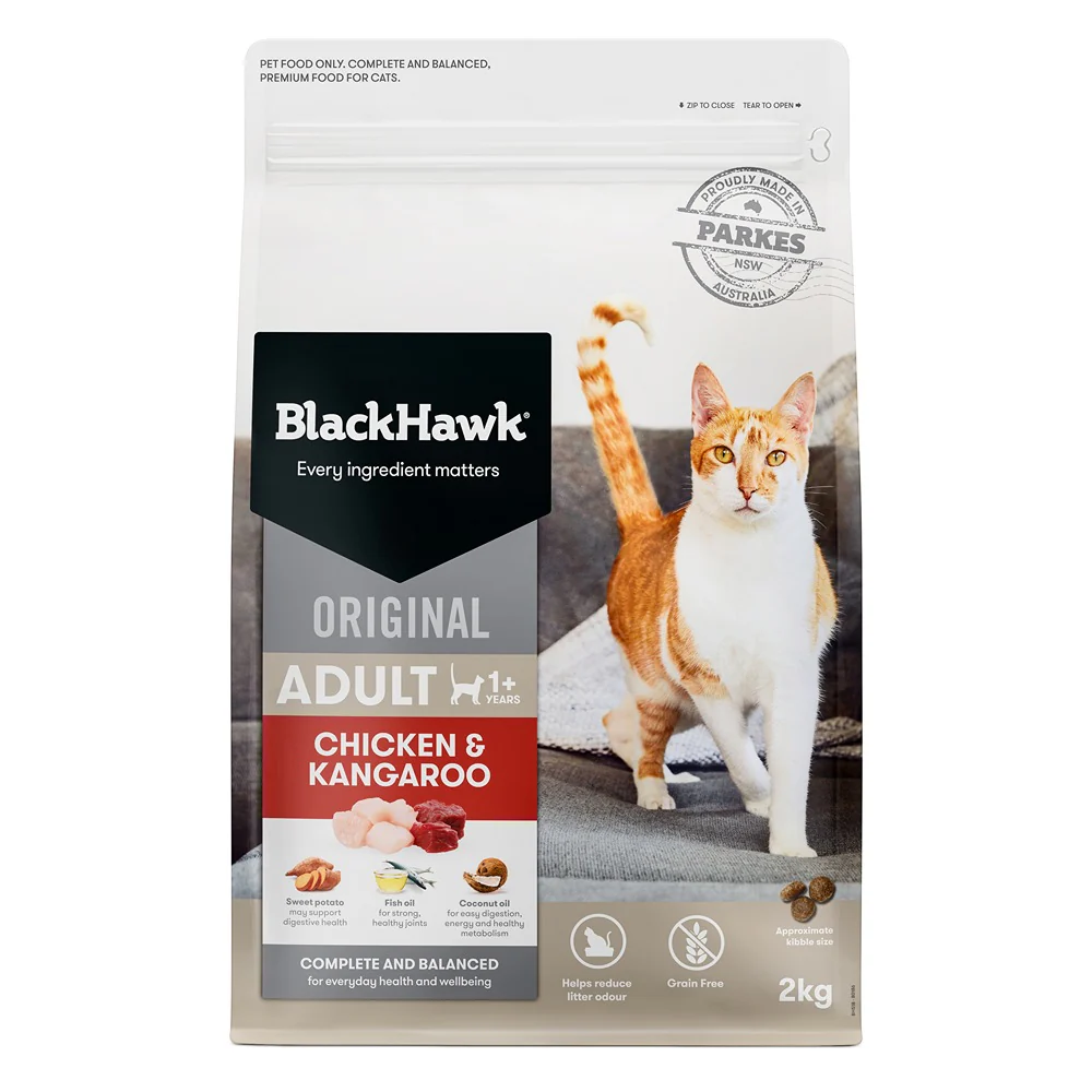 Black Hawk Original Chicken & Kangaroo Adult Dry Cat Food