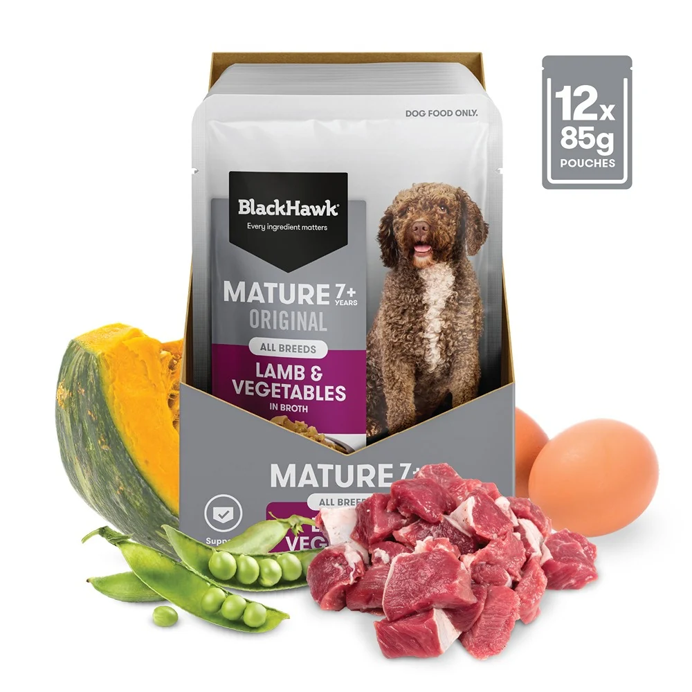 Black Hawk Original Mature Lamb & Vegetables Wet Dog Food - Image 6
