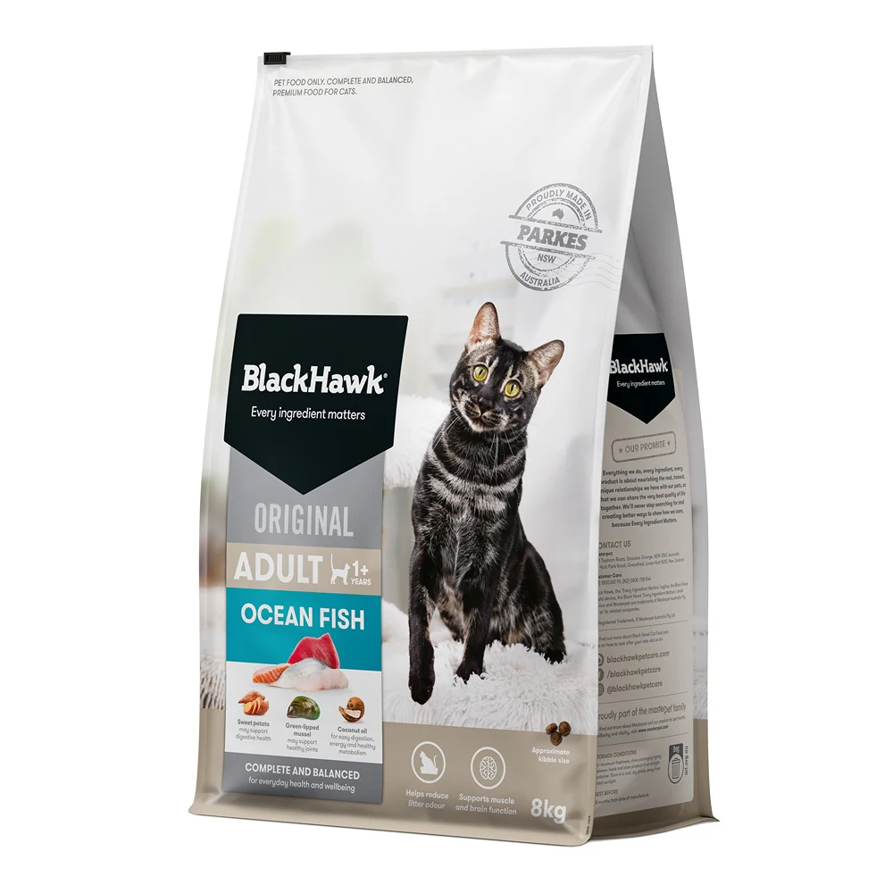 Black Hawk Original Ocean Fish Dry Cat Food - Image 11