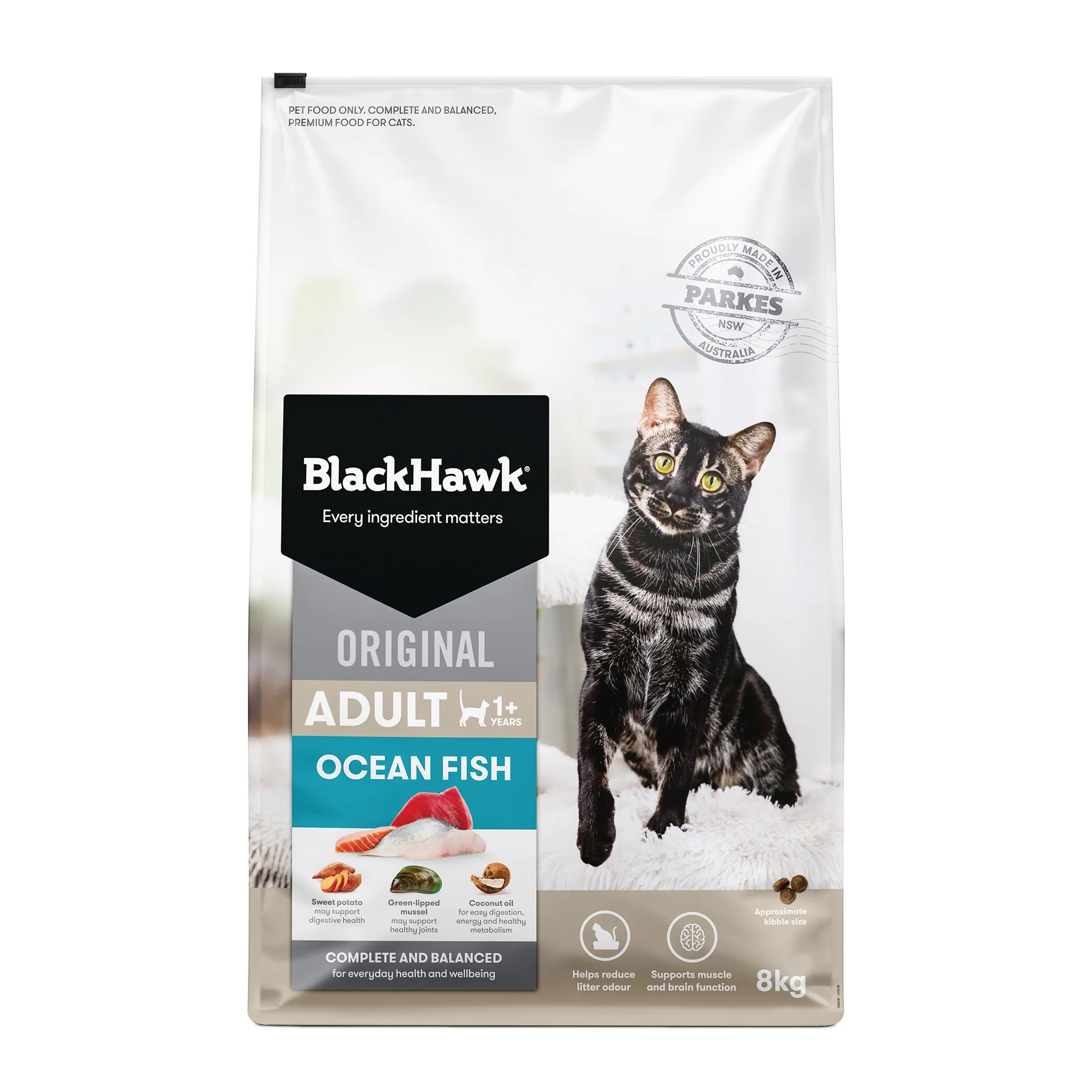 Black Hawk Original Ocean Fish Dry Cat Food - Image 12