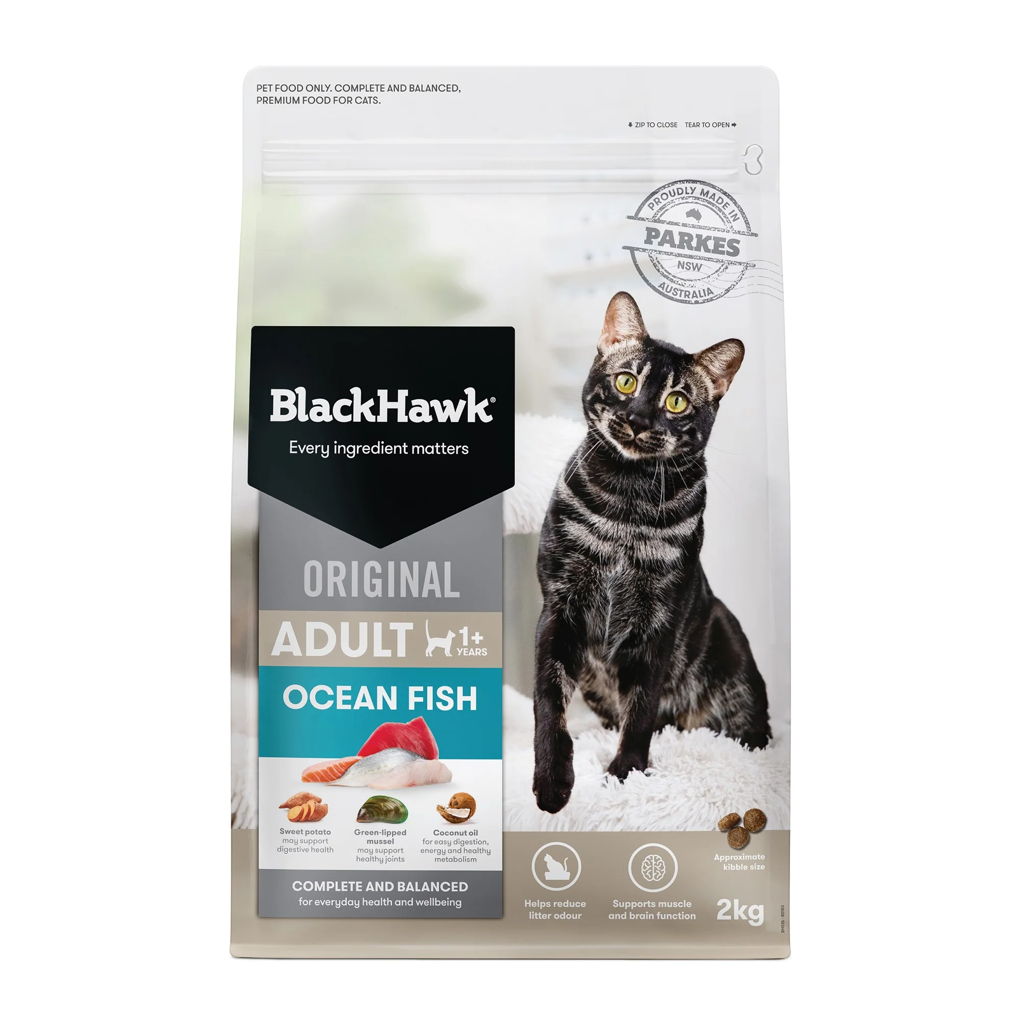 Black Hawk Original Ocean Fish Dry Cat Food - Image 13