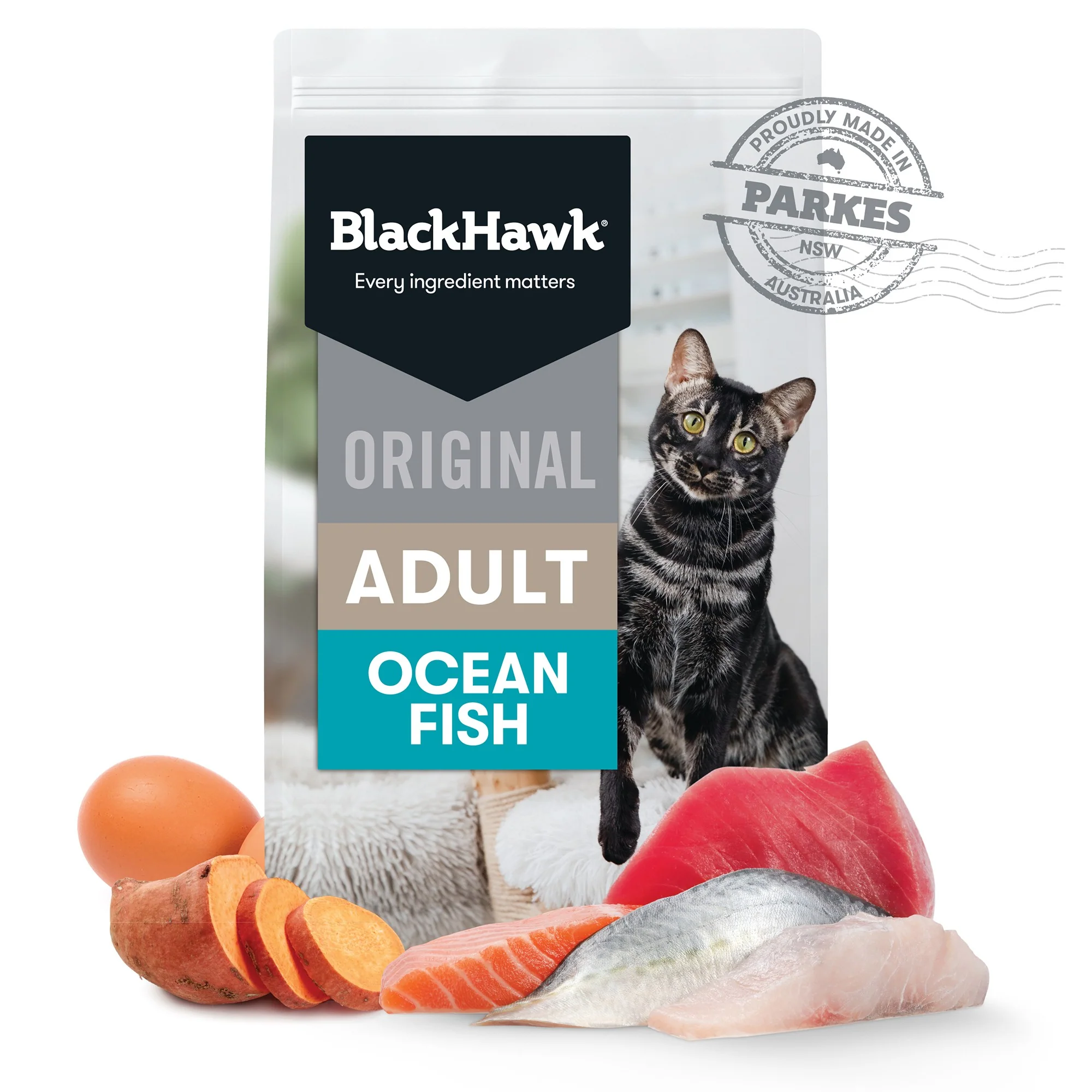 Black Hawk Original Ocean Fish Dry Cat Food - Image 17