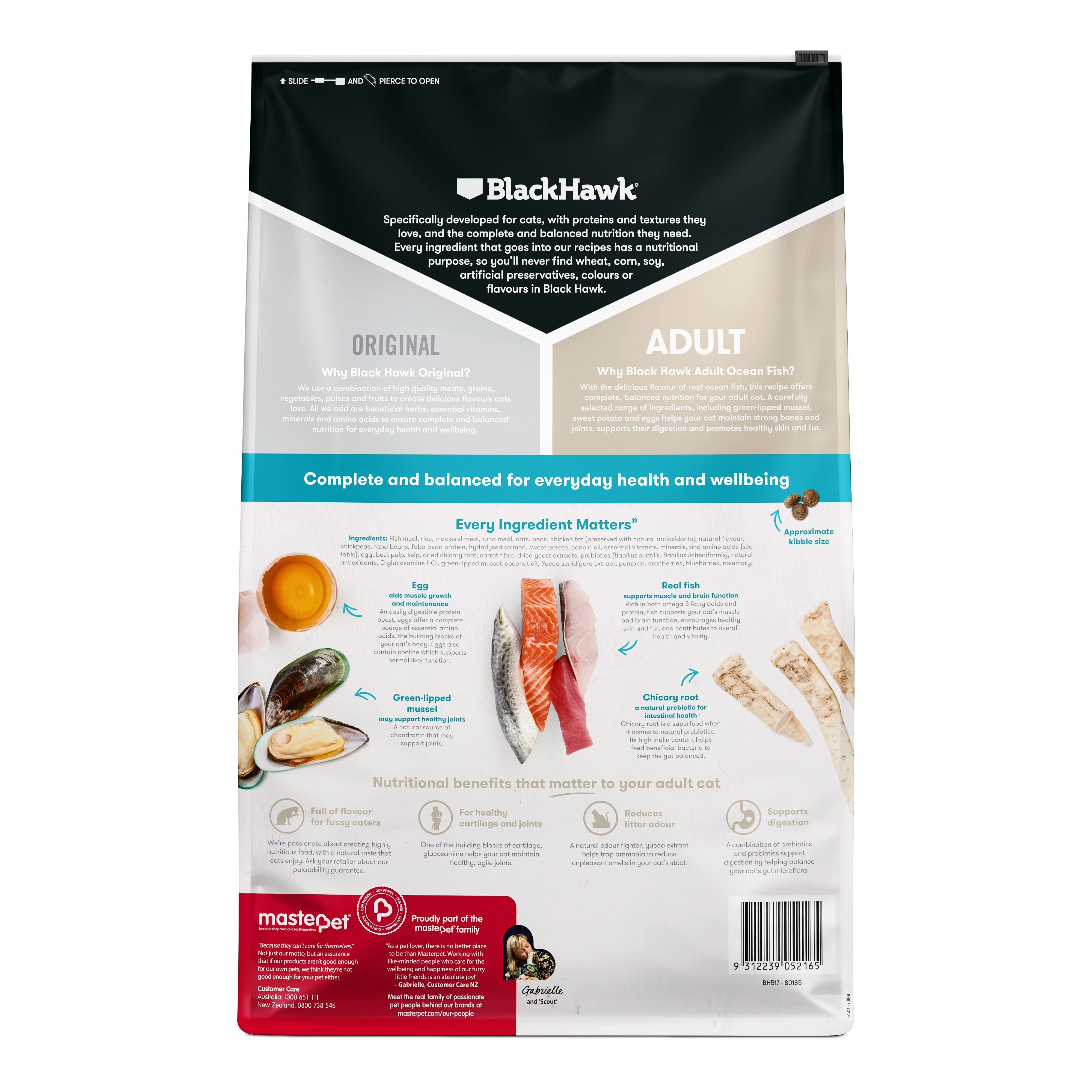 Black Hawk Original Ocean Fish Dry Cat Food - Image 20