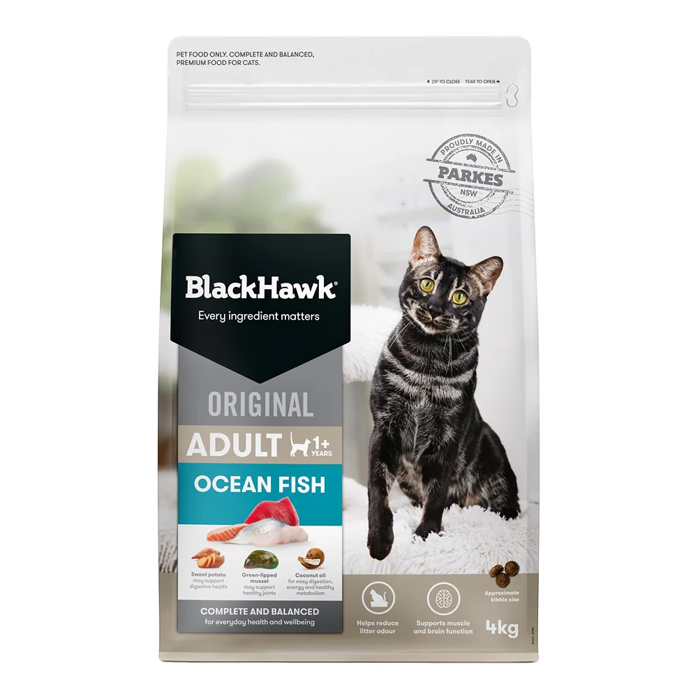 Black Hawk Original Ocean Fish Dry Cat Food - Image 4