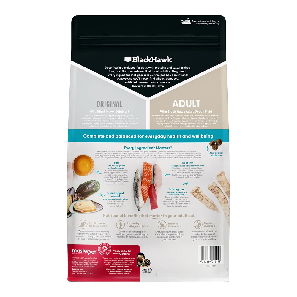 Black Hawk Original Ocean Fish Dry Cat Food - Image 5