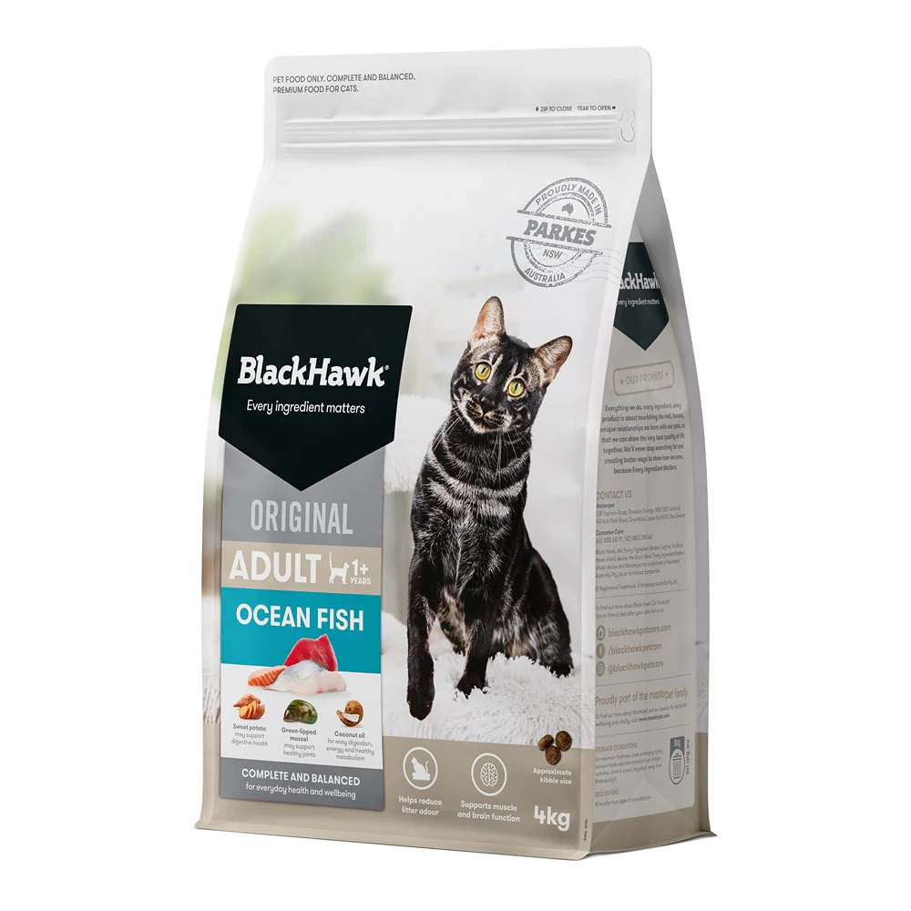 Black Hawk Original Ocean Fish Dry Cat Food - Image 6
