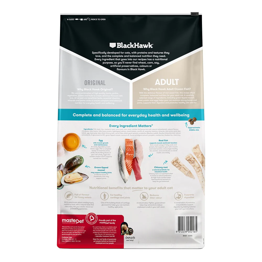 Black Hawk Original Ocean Fish Dry Cat Food - Image 8
