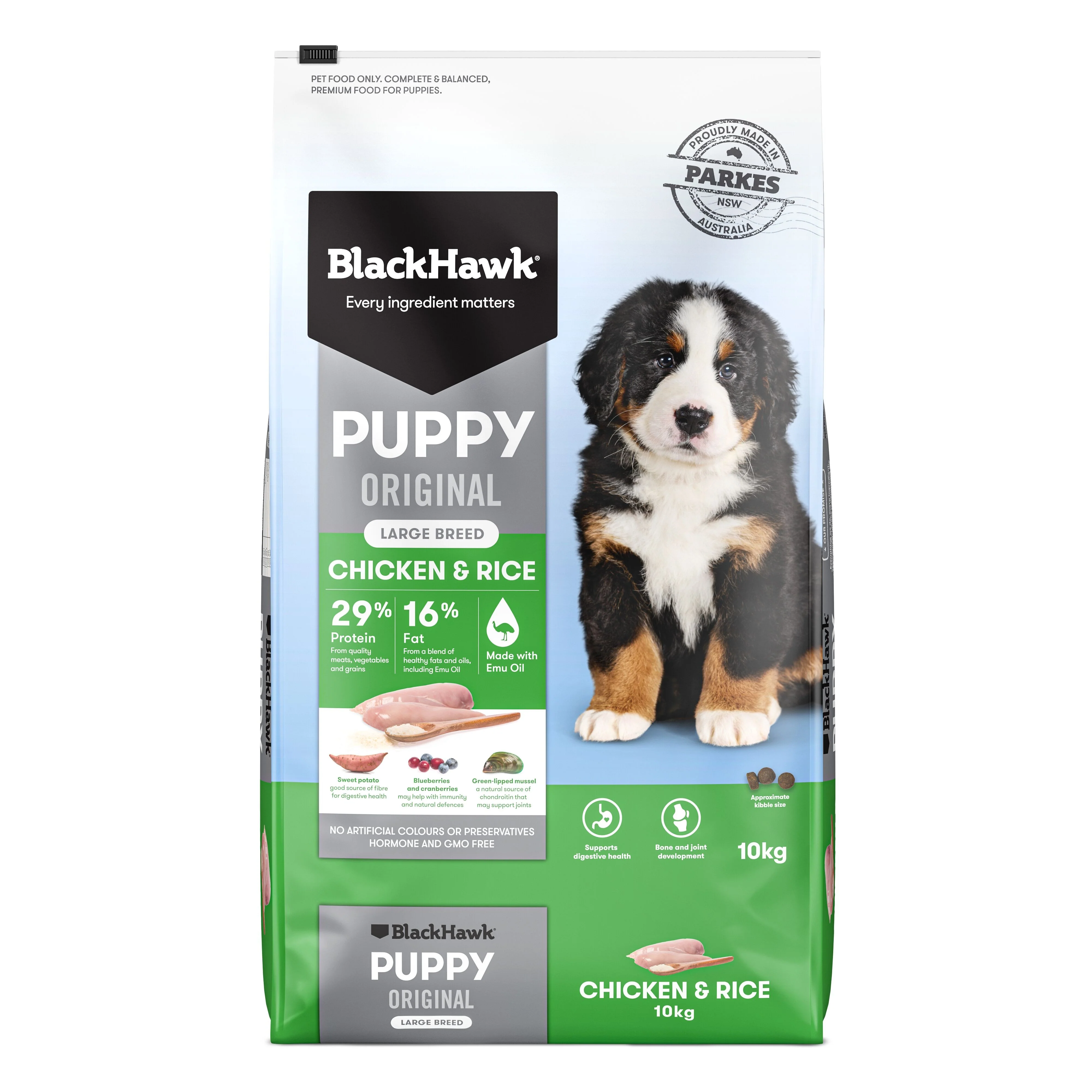 Black Hawk Puppy Chicken & Rice Large Breed Dry Dog Food - Image 2