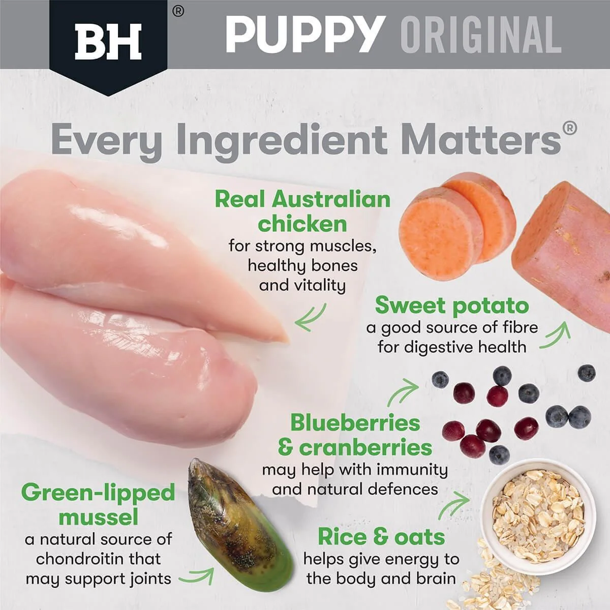 Black Hawk Puppy Chicken & Rice Large Breed Dry Dog Food - Image 6