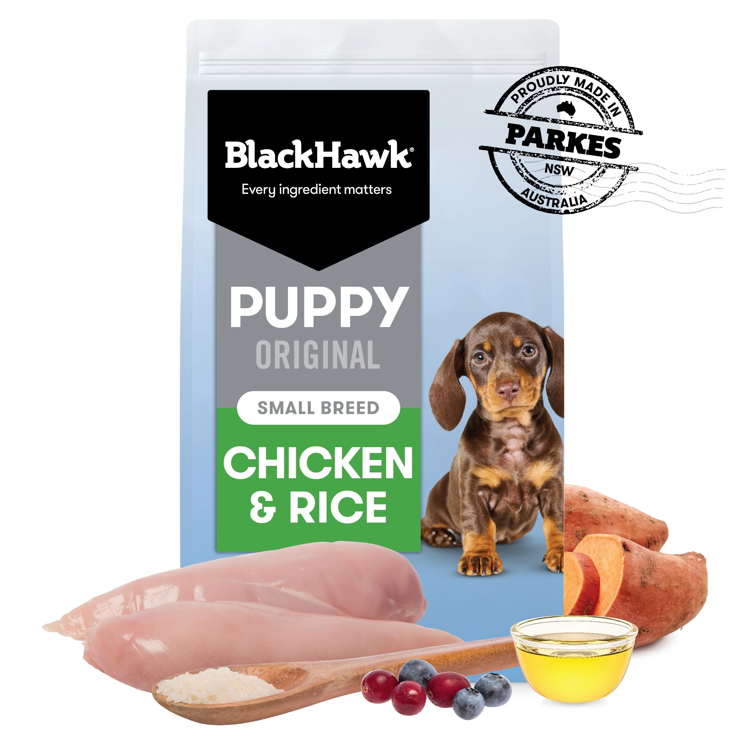 Black Hawk Puppy Chicken & Rice Small Breed Dry Dog Food - Image 5