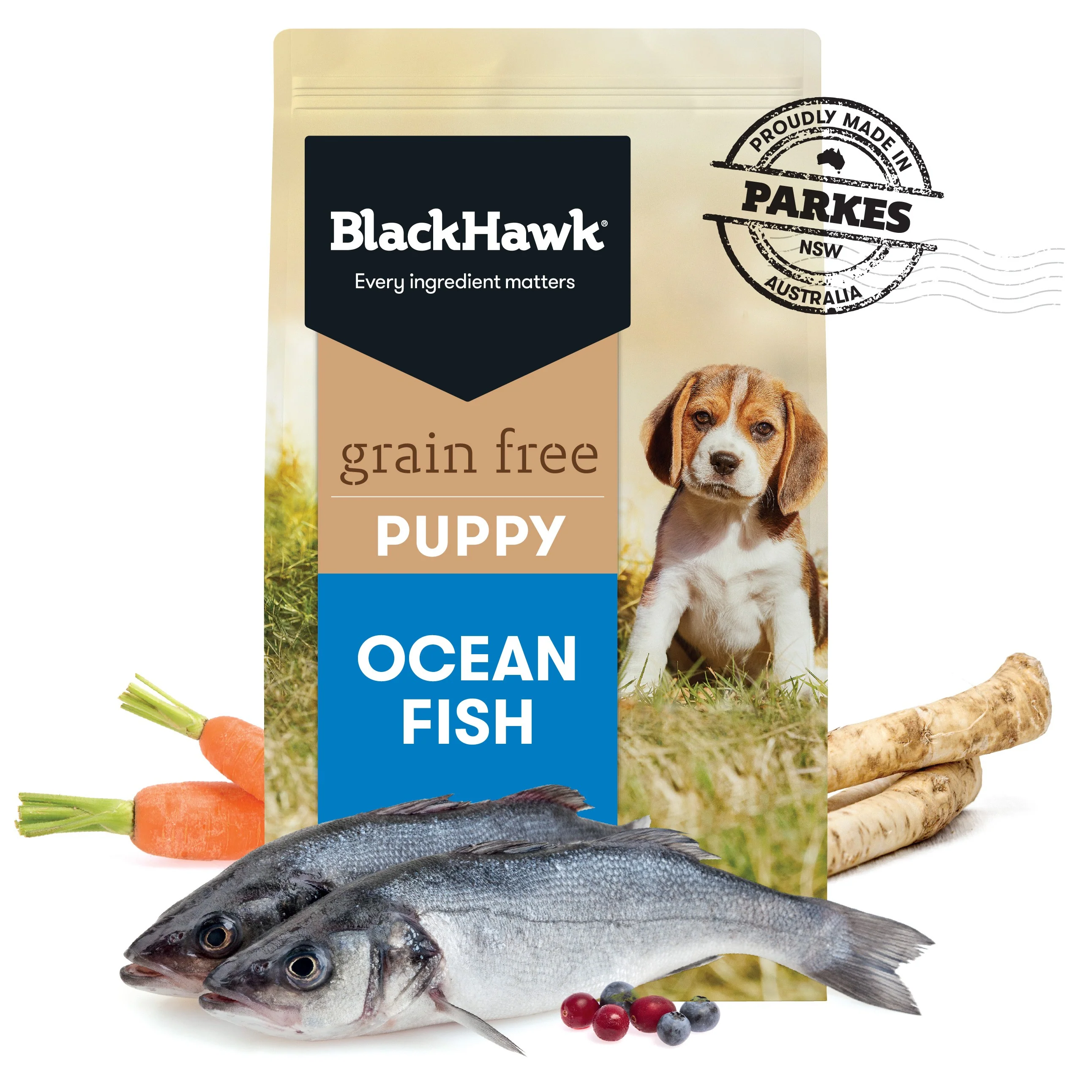 Black Hawk Grain Free Wild Caught Ocean Fish Puppy Dry Dog Food - Image 4