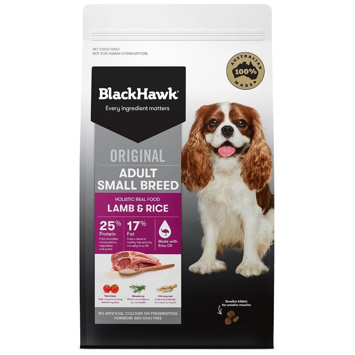 Black Hawk Small Breed Adult Lamb & Rice Dry Dog Food - Image 2