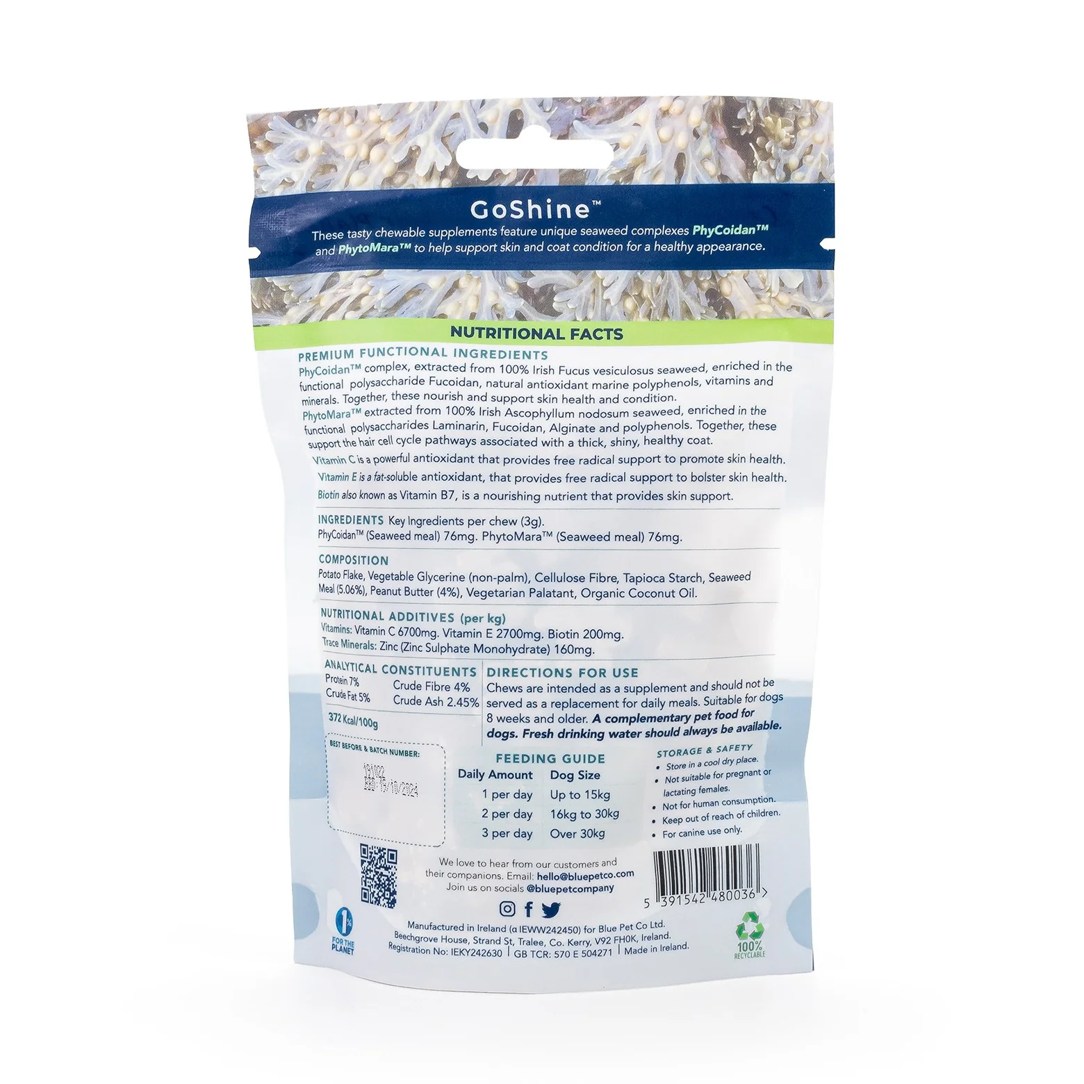 Blue Pet Co GoShine Skin & Coat Peanut Butter Supplement for Dogs - Image 3
