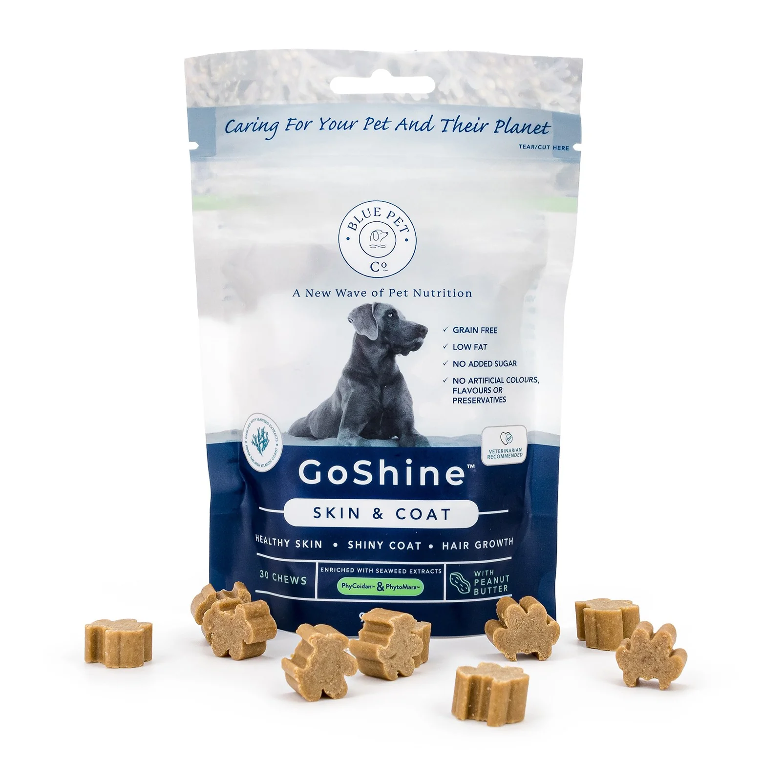 Blue Pet Co GoShine Skin & Coat Peanut Butter Supplement for Dogs - Image 5