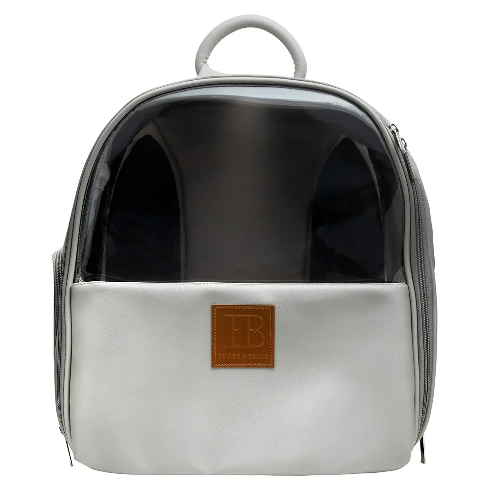 Buddy & Belle Cat Backpack Grey - Image 4