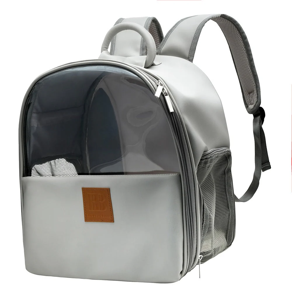Buddy & Belle Cat Backpack Grey - Image 5