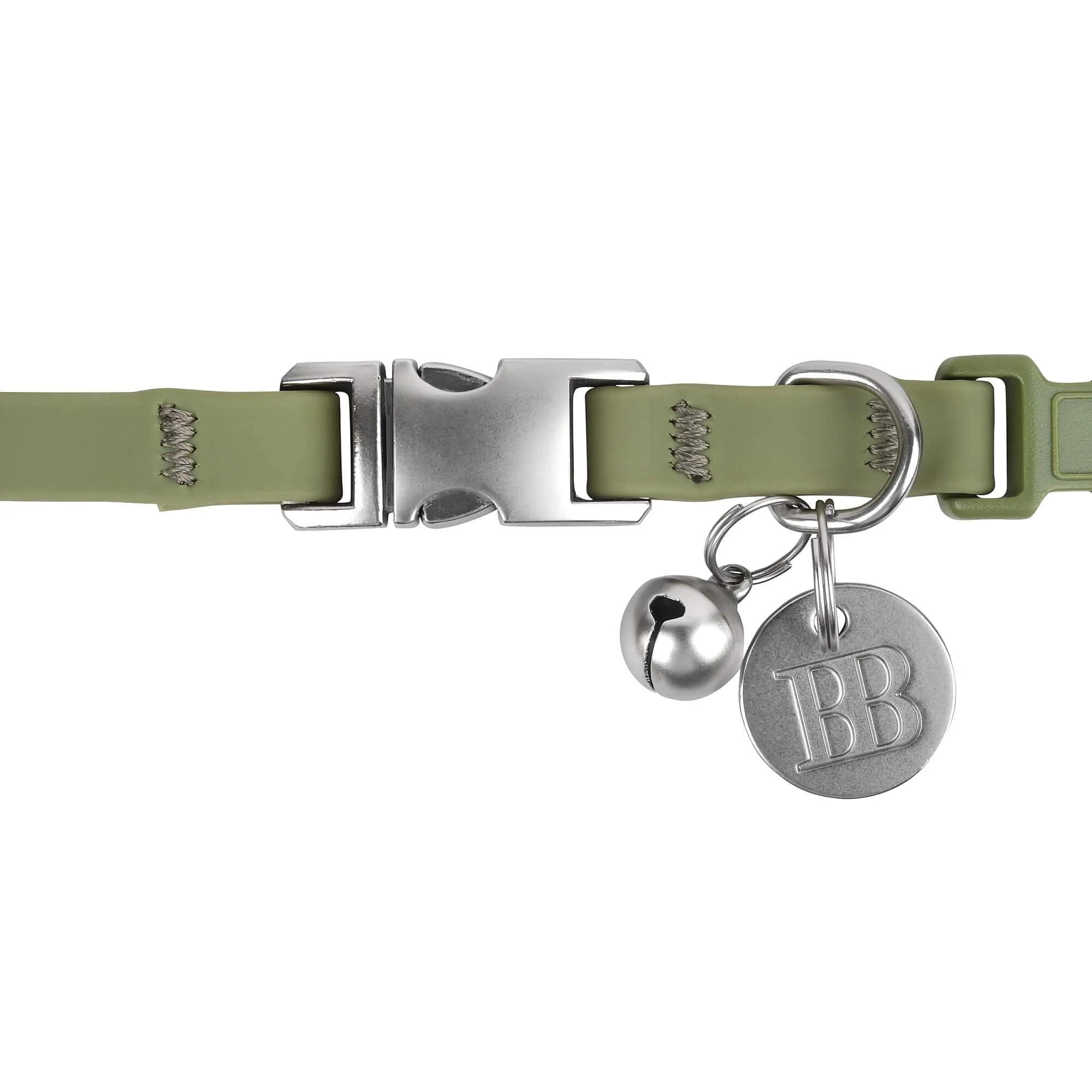 Buddy & Belle Cat Collar Khaki - Image 4