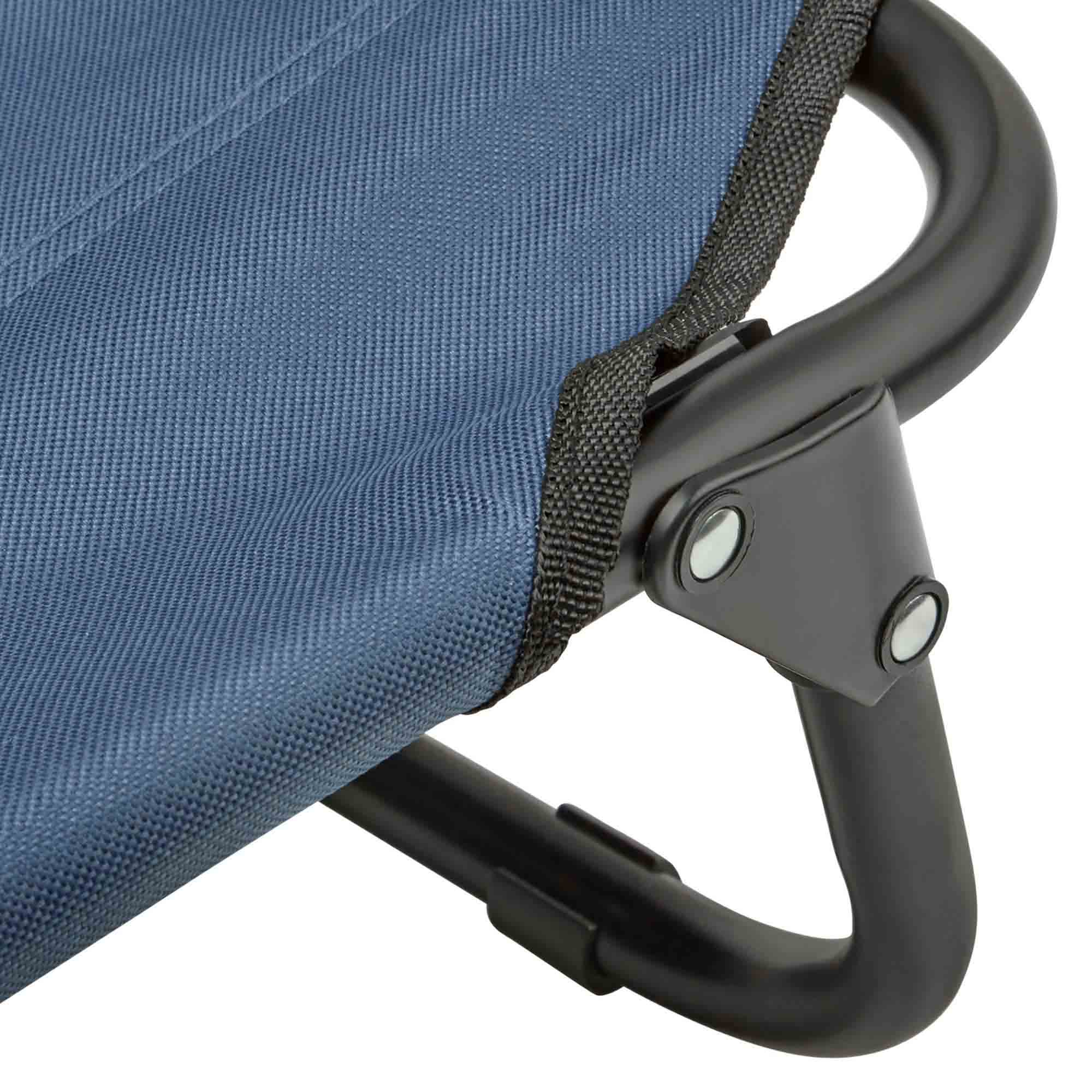Buddy & Belle Deluxe Outdoor Raised Dog Bed Navy - Image 10