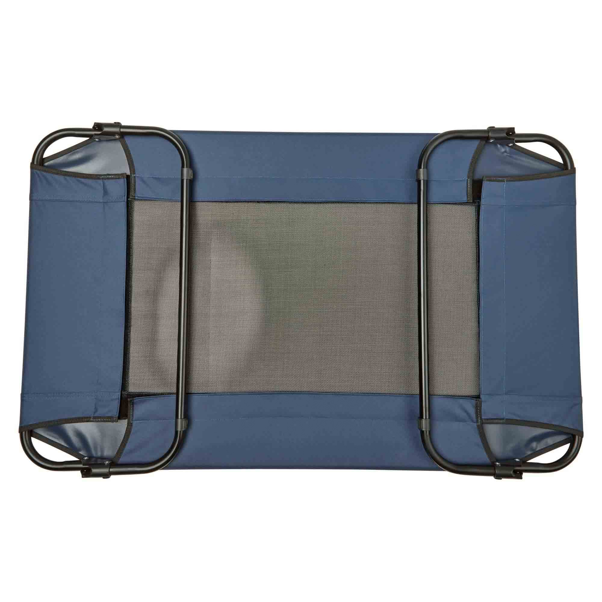 Buddy & Belle Deluxe Outdoor Raised Dog Bed Navy - Image 11