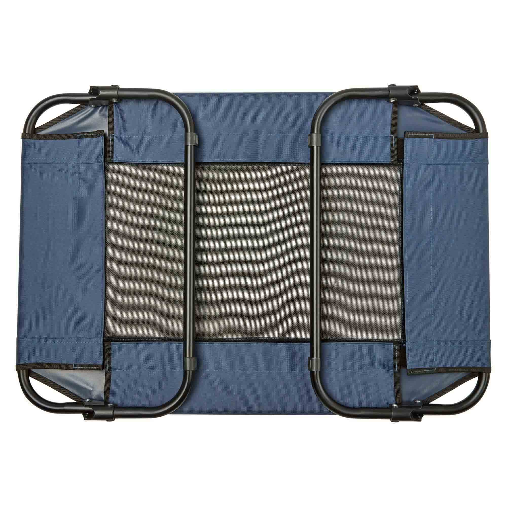Buddy & Belle Deluxe Outdoor Raised Dog Bed Navy - Image 12