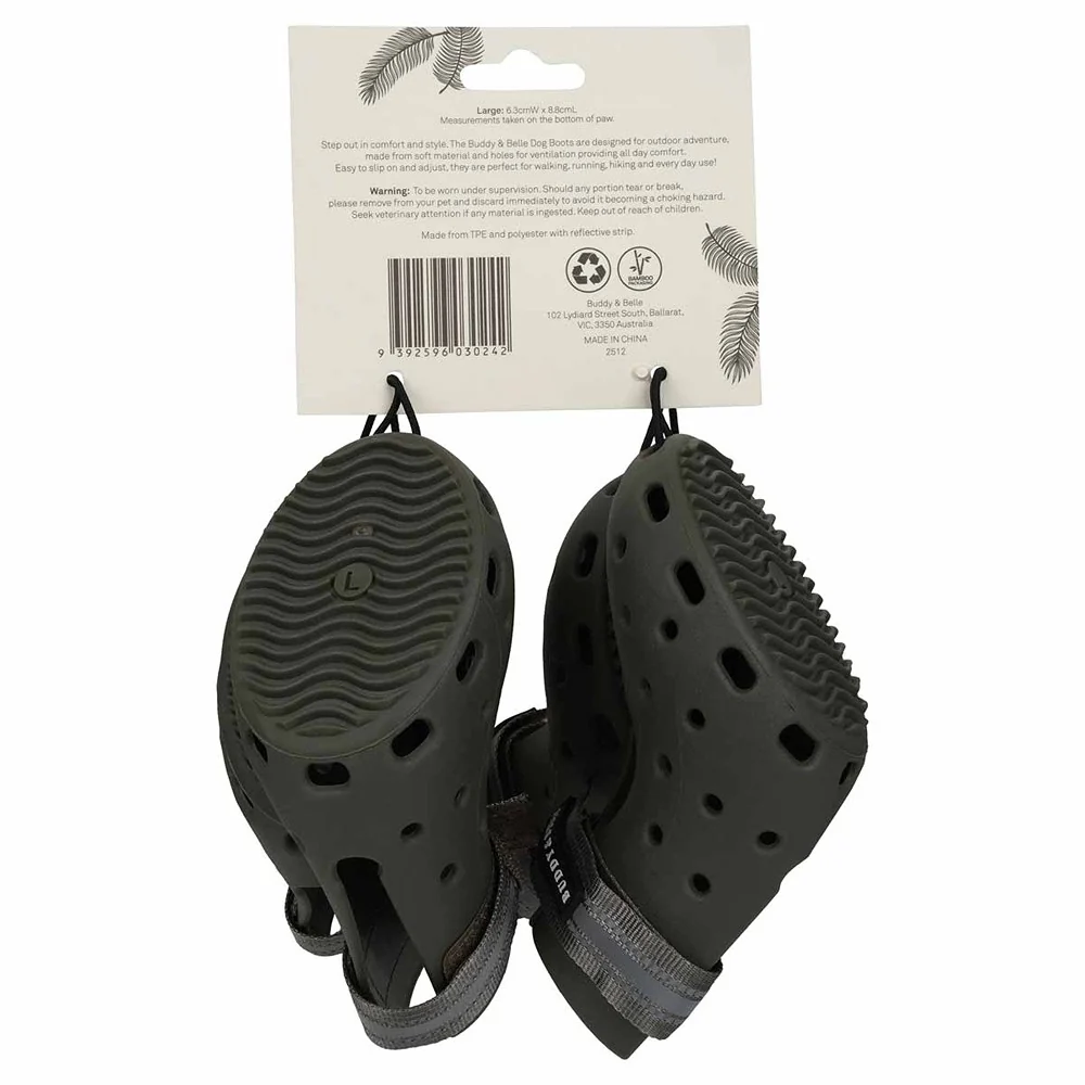 Buddy & Belle Dog Boots Grey - Image 5