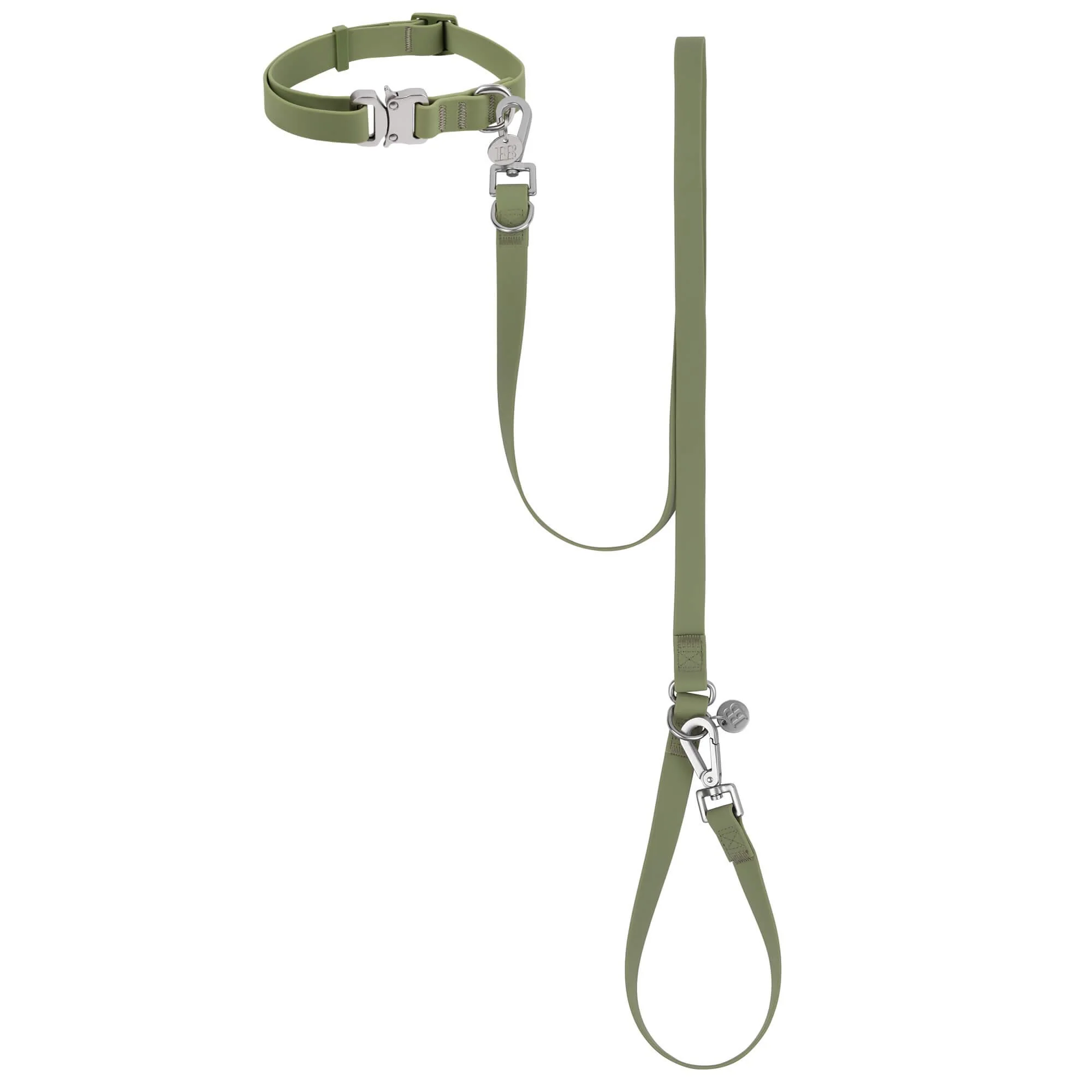 Buddy & Belle Dog Collar Khaki - Image 17