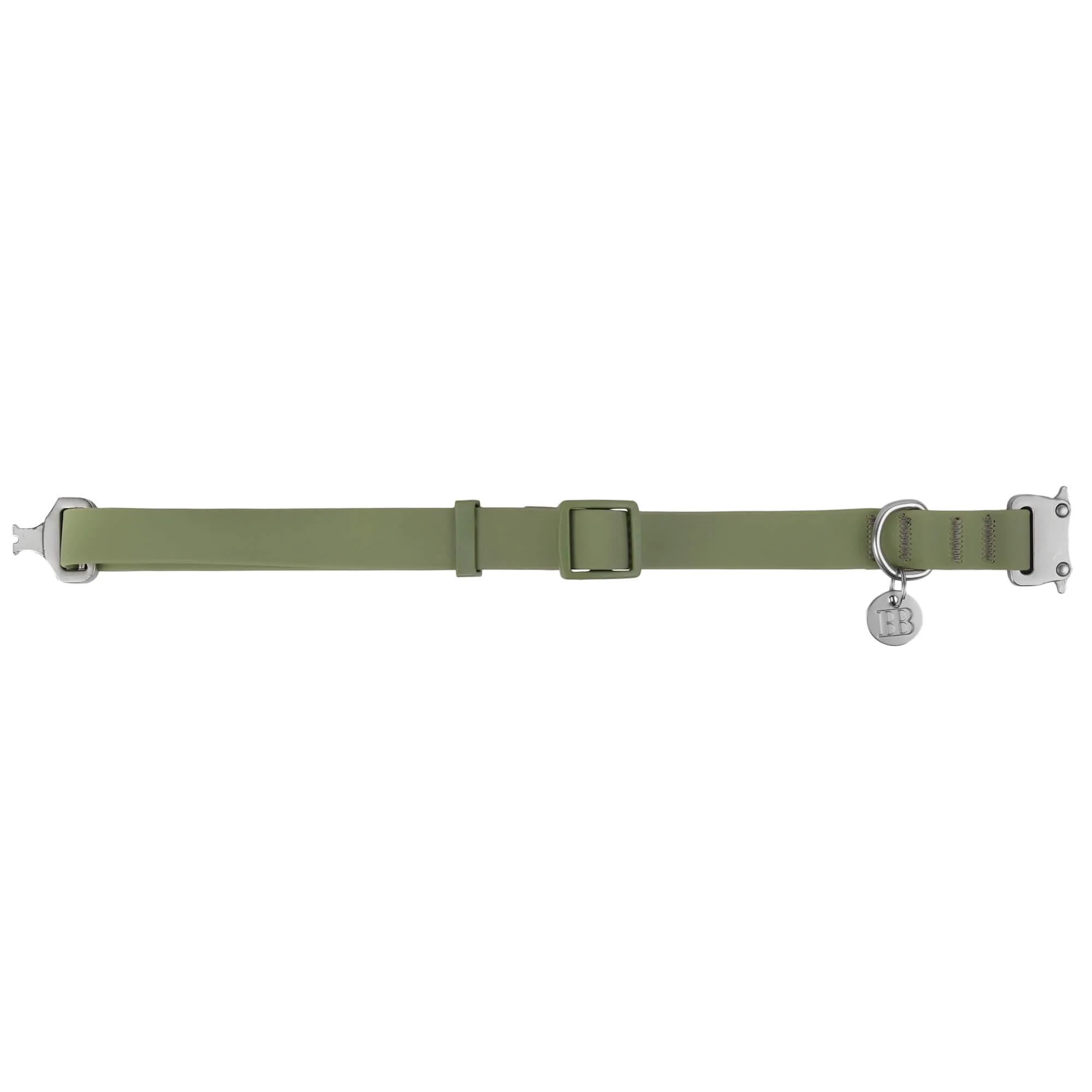 Buddy & Belle Dog Collar Khaki - Image 5