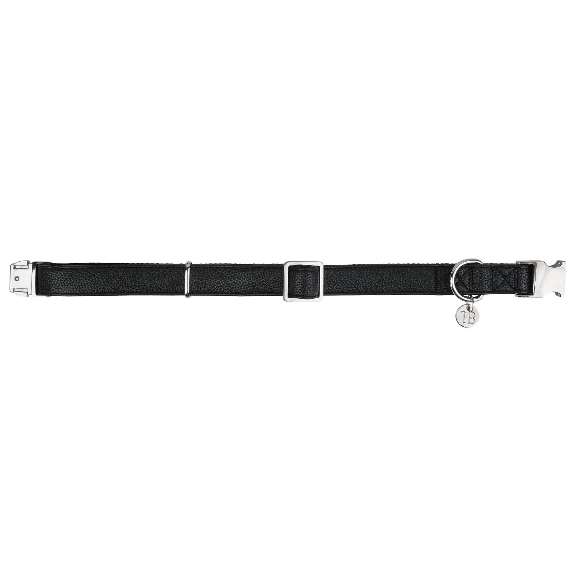 Buddy & Belle Faux Leather Dog Collar Black - Image 24