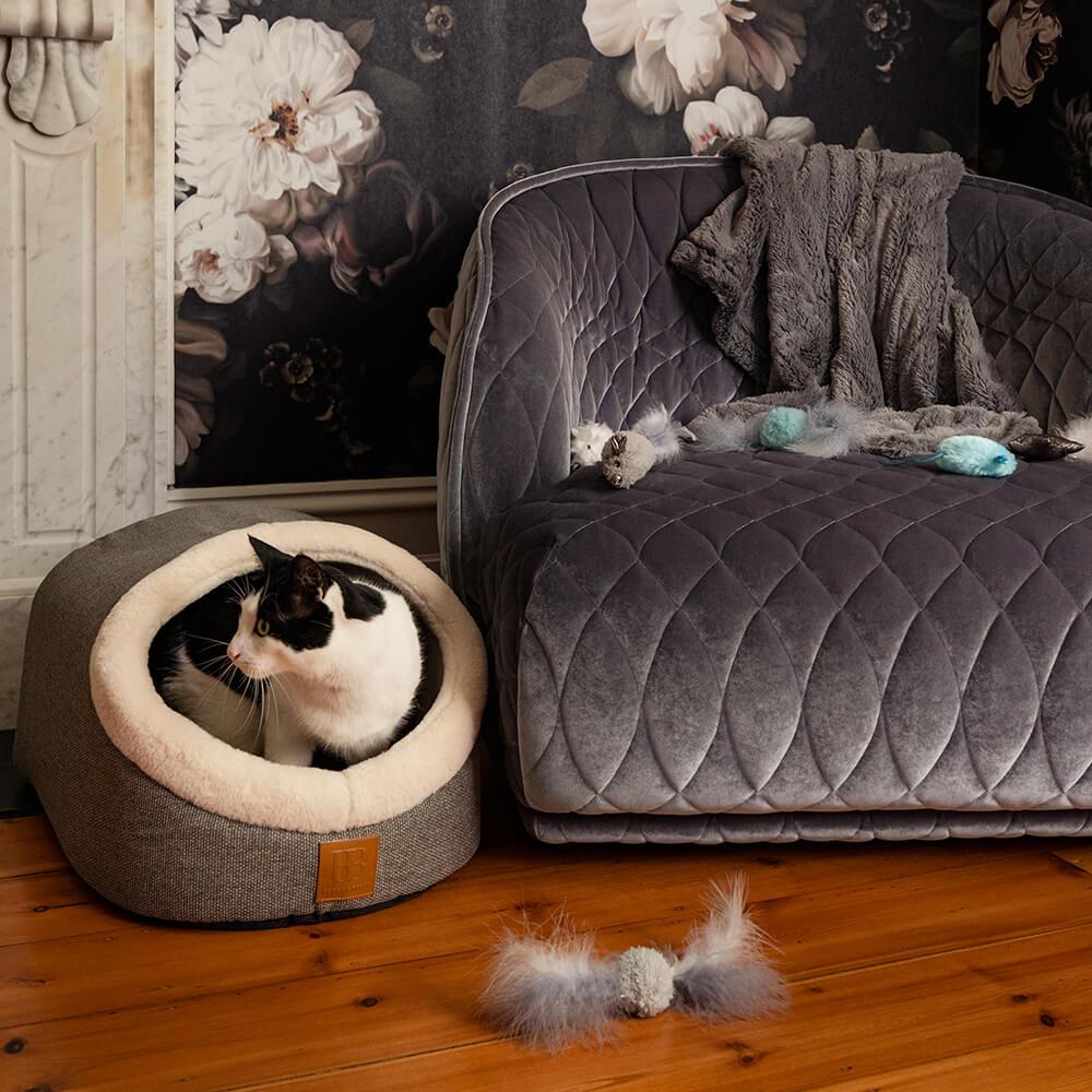 Buddy & Belle Olive Cat Cave - Image 8