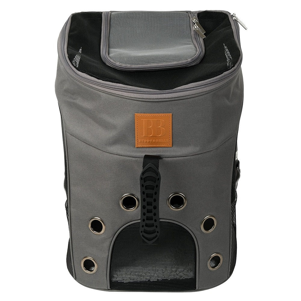 Buddy & Belle Pet Backpack Grey - Image 6