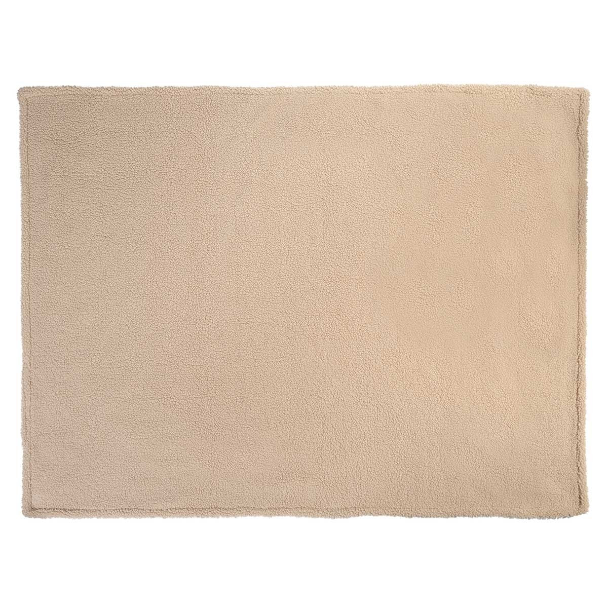 Buddy & Belle Reversible Teddy Dog Blanket Biscotti Cream - Image 4