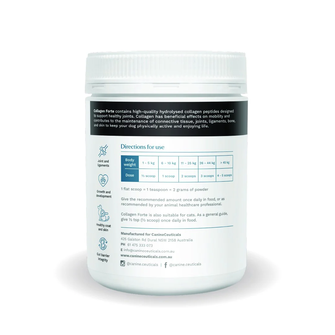 CanineCeuticals Collagen Forte 300g - Image 2