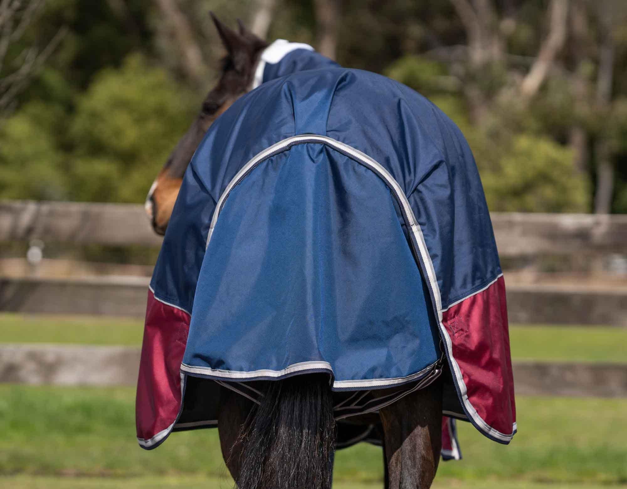 Caribu Colorado Detach-a-Neck Horse Rug 250g Midnight Wine - Image 20